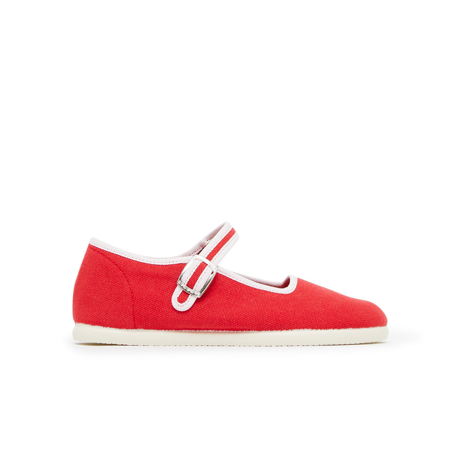 Girls Red Cotton Shoes