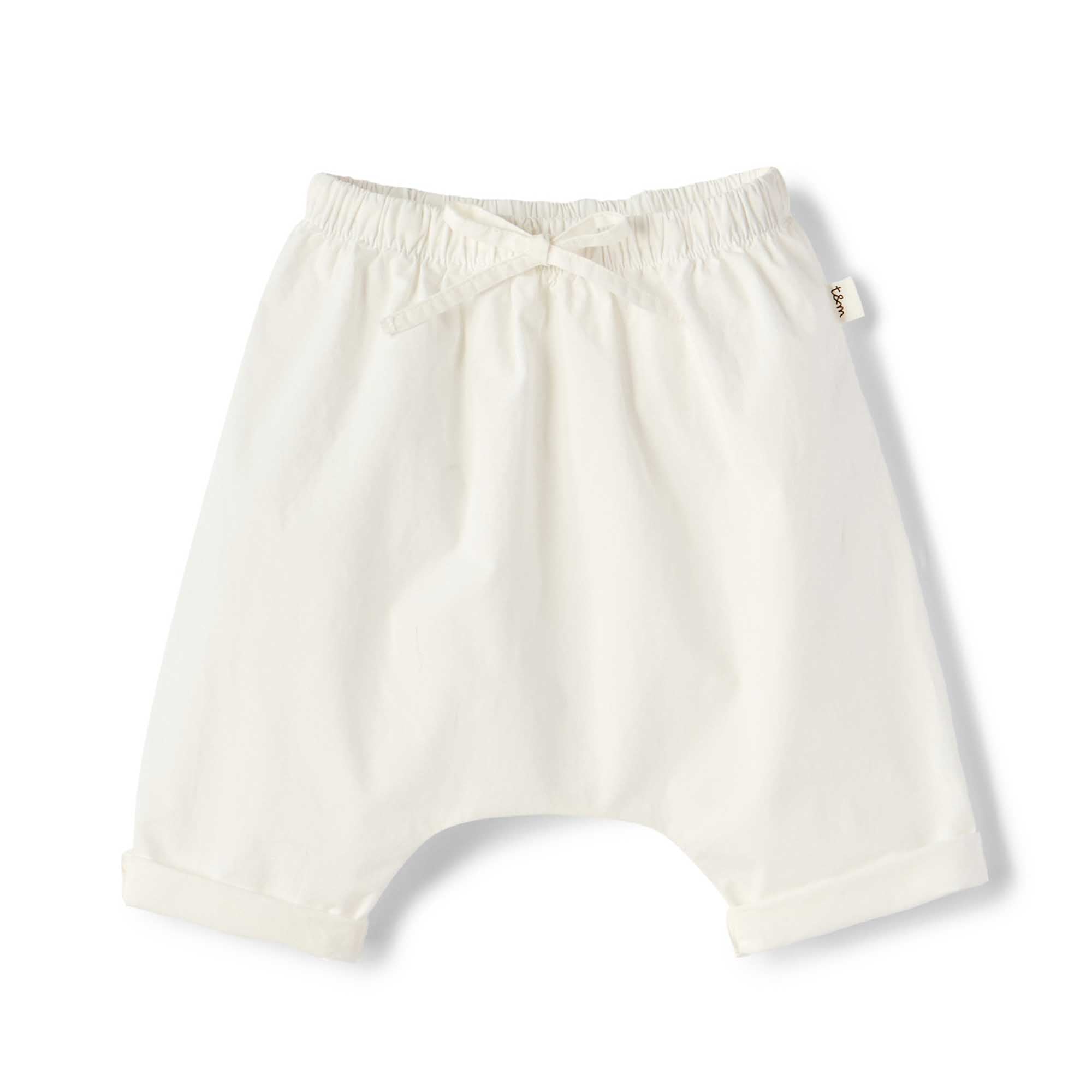 Baby Boys & Girls White Shorts