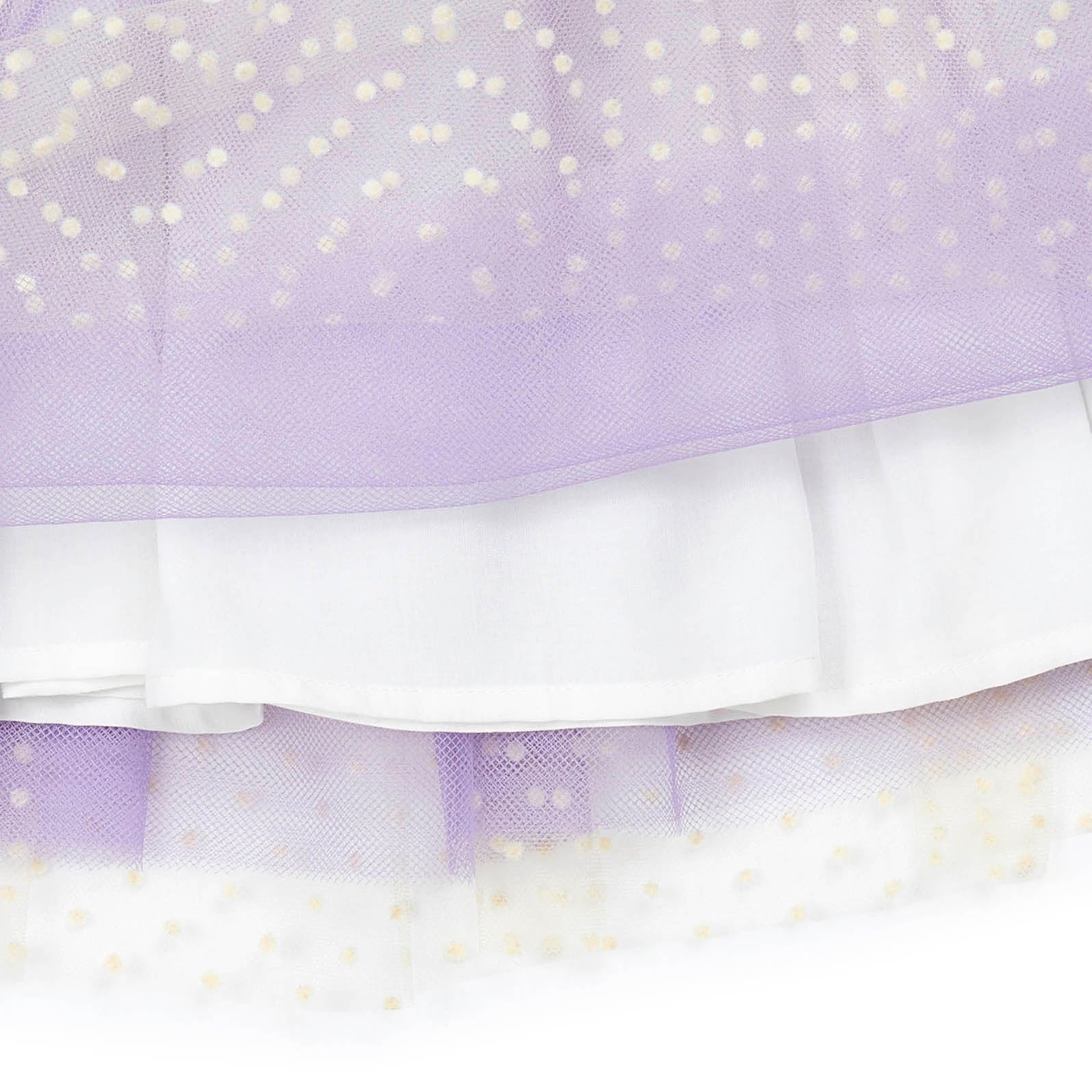 Girls Purple Chiffon Skirts