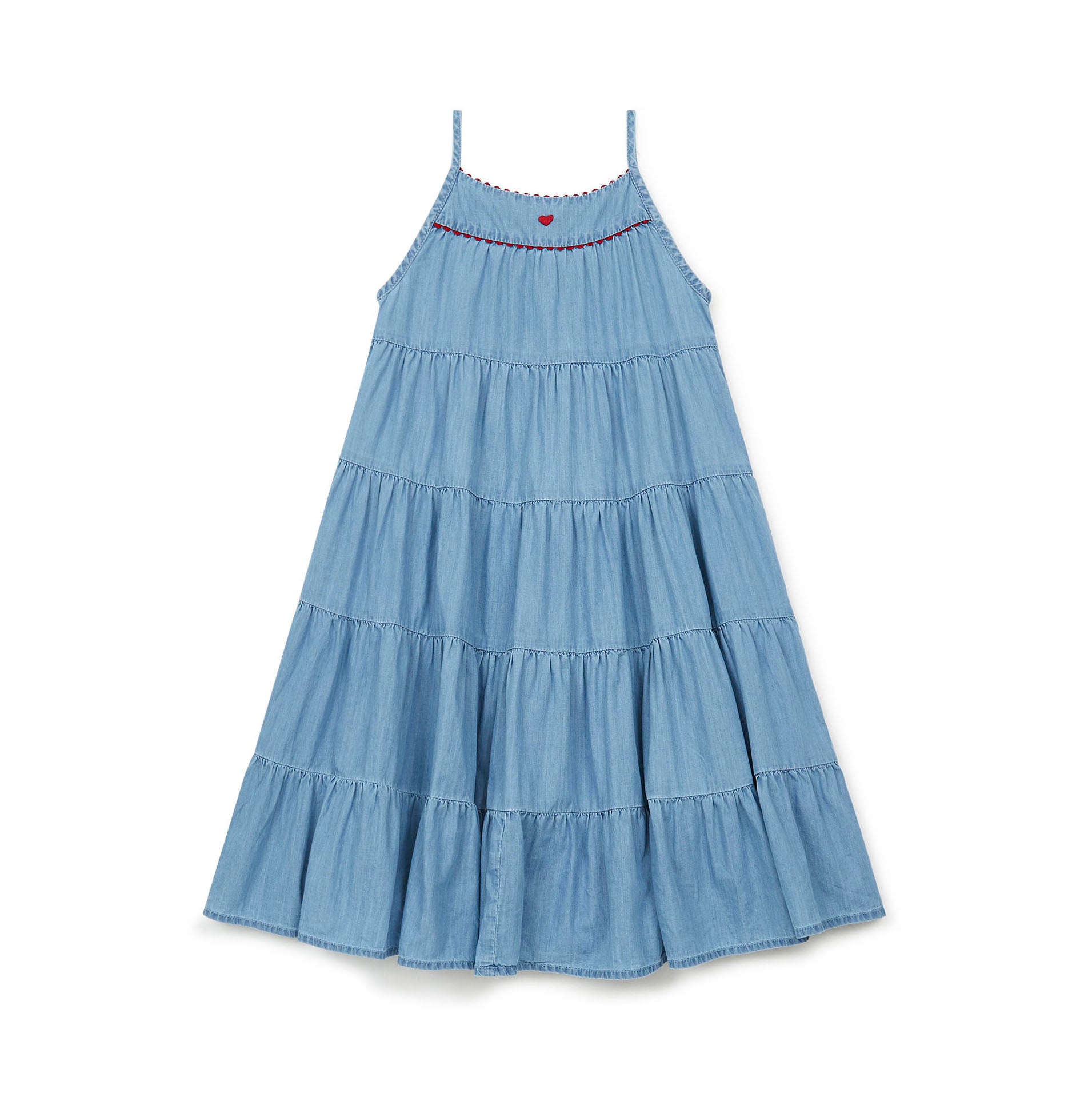 Girls Blue Denim Dress