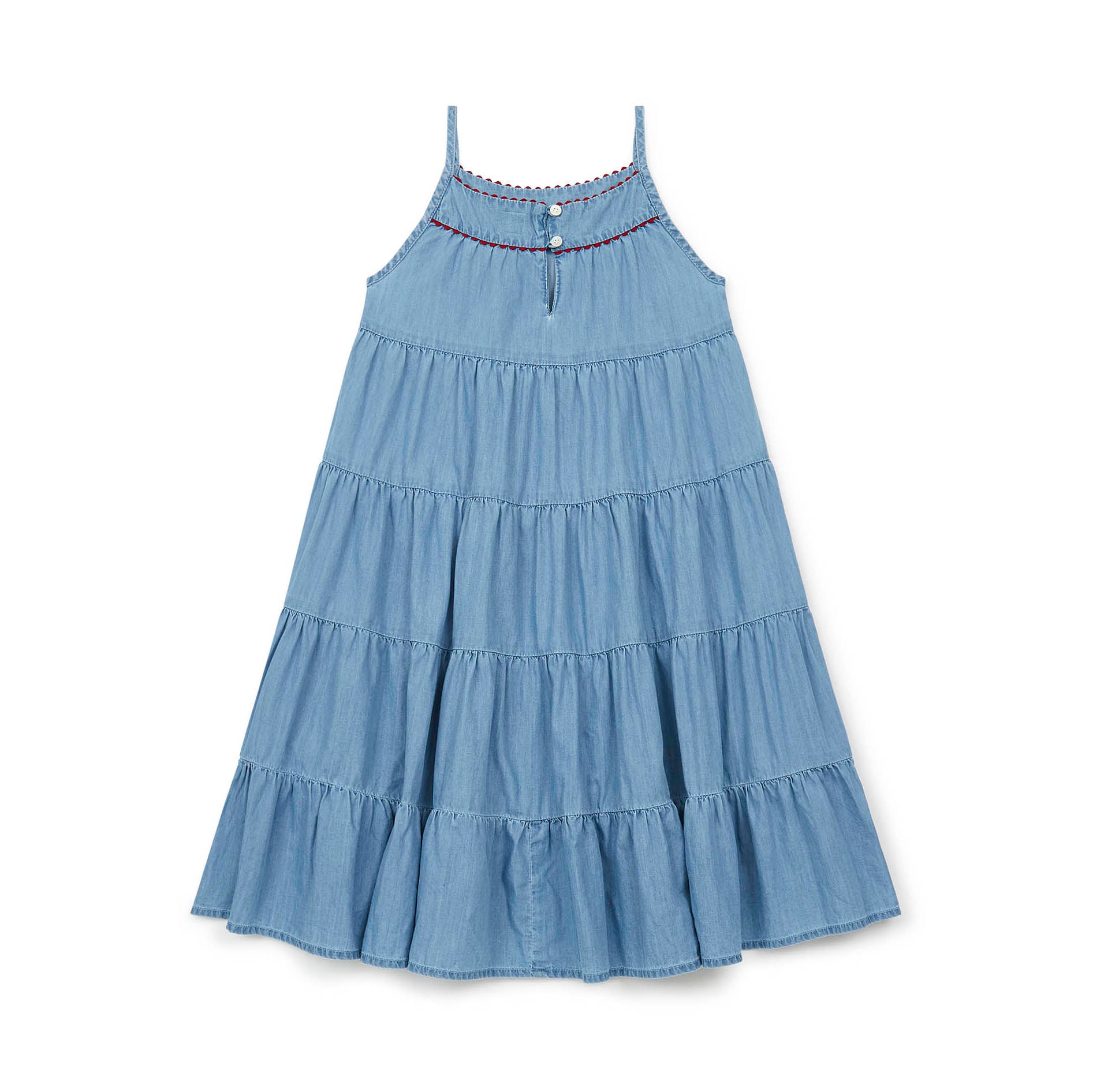 Girls Blue Denim Dress