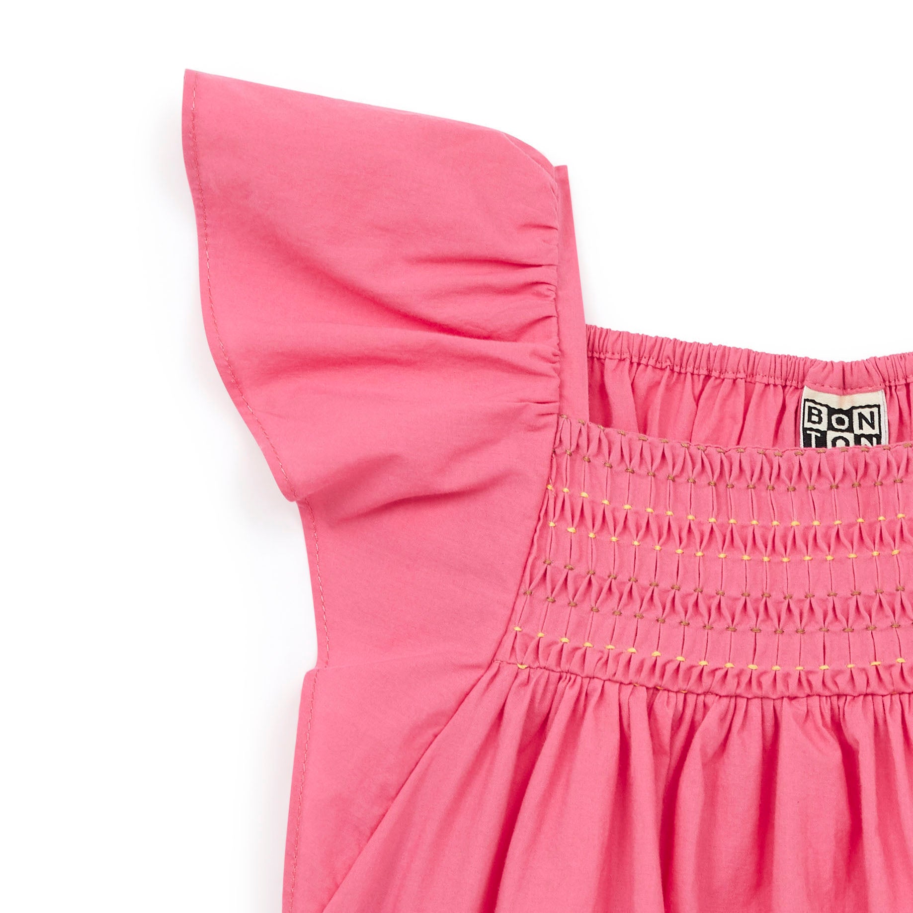Girls Bright Pink Cotton Top