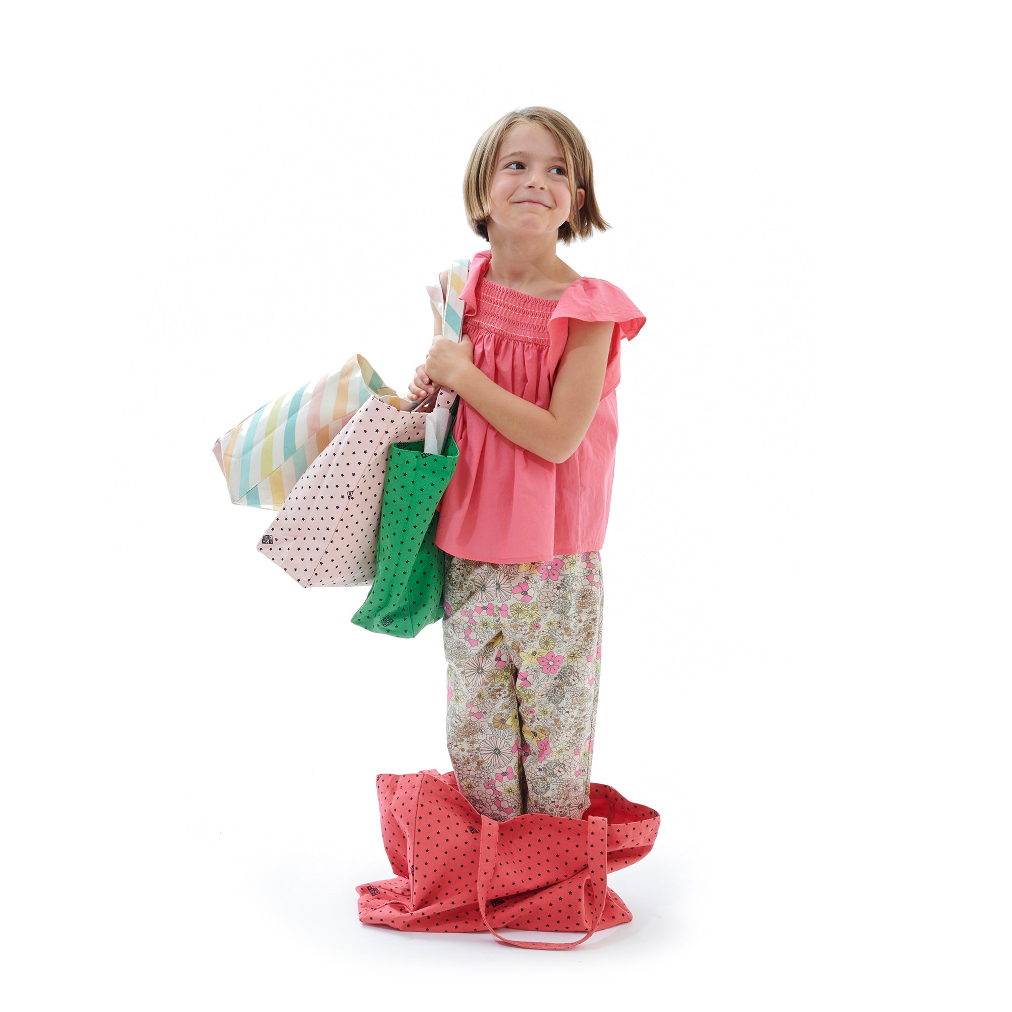 Girls Bright Pink Cotton Top