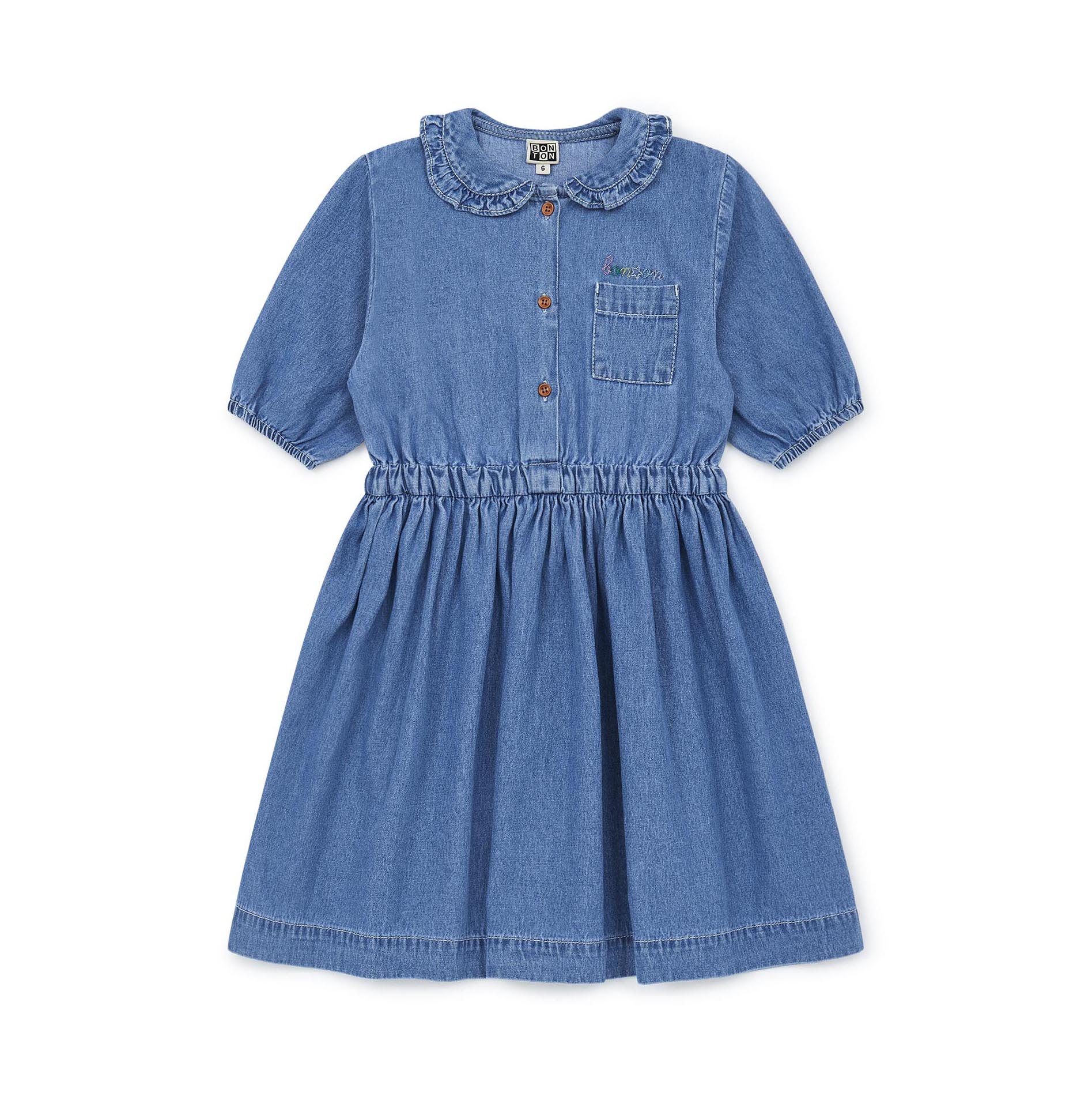 Girls Blue Denim Dress