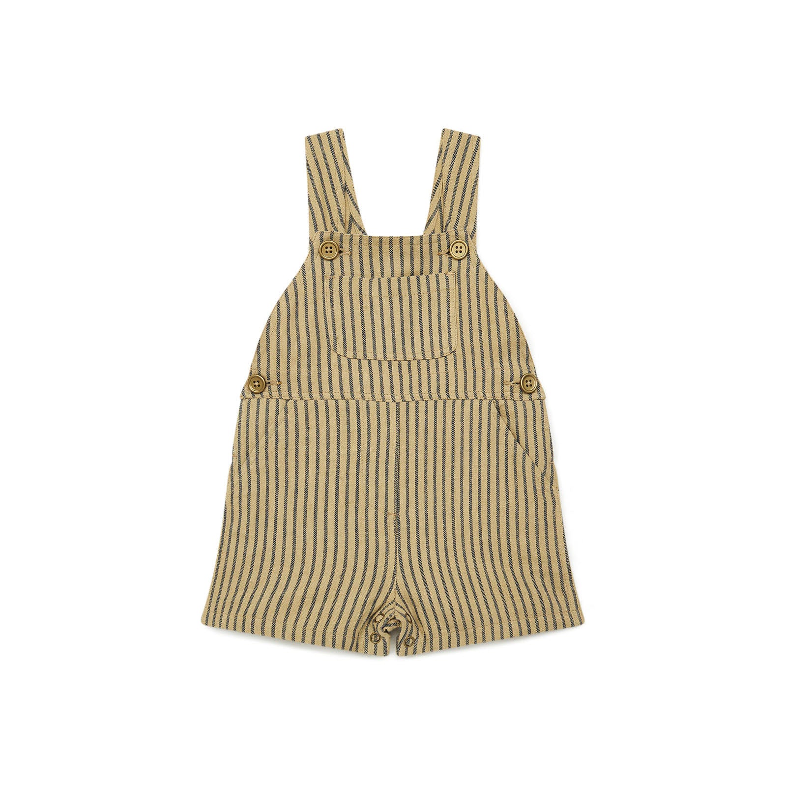 Baby Boys & Girls Yellow Stripes Jumpsuit