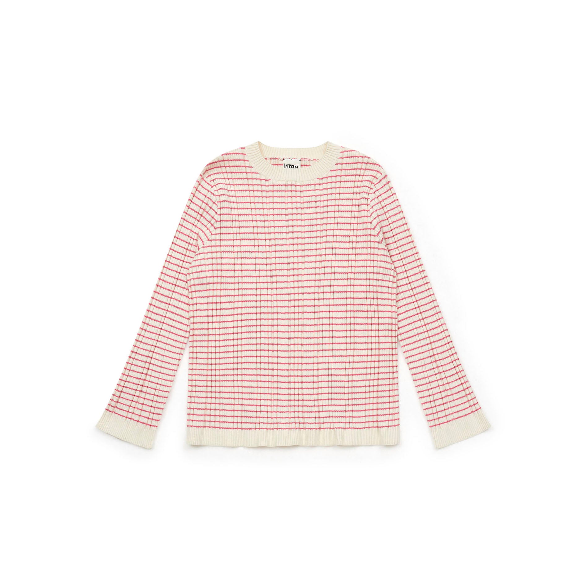 Girls Pink Stripes Cotton Sweater