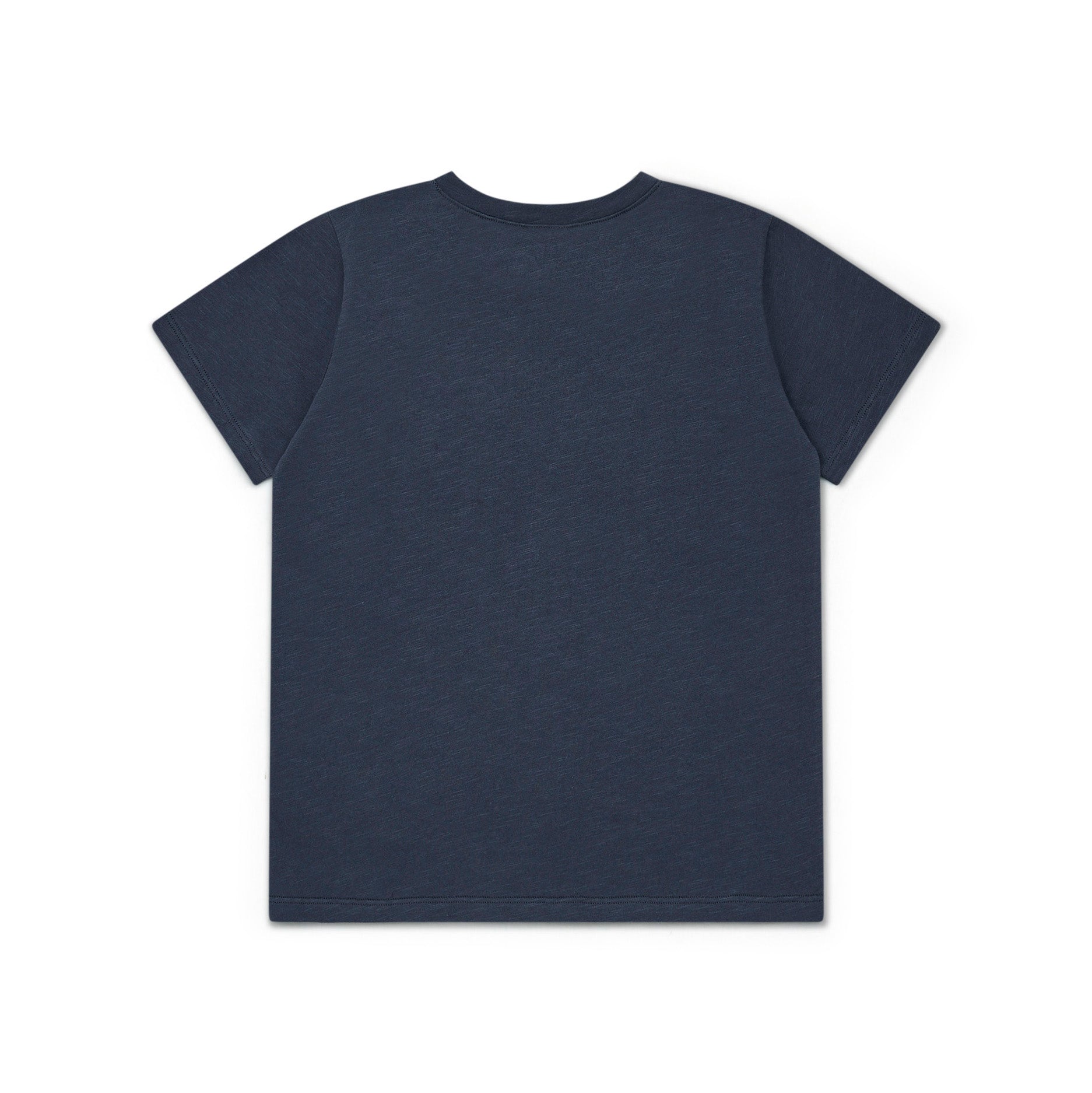 Boys Dark Grey Printed Cotton T-Shirt