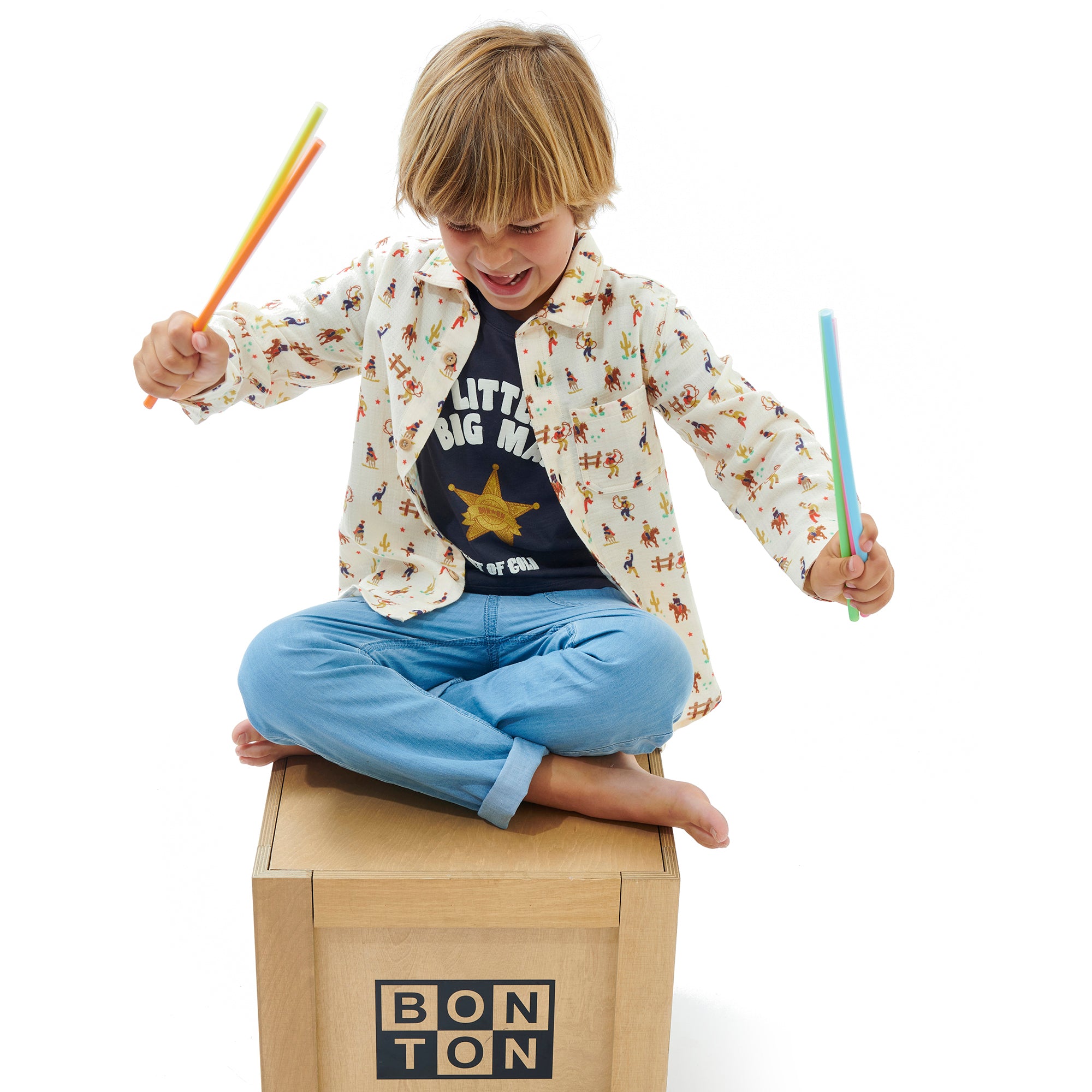 Boys Dark Grey Printed Cotton T-Shirt