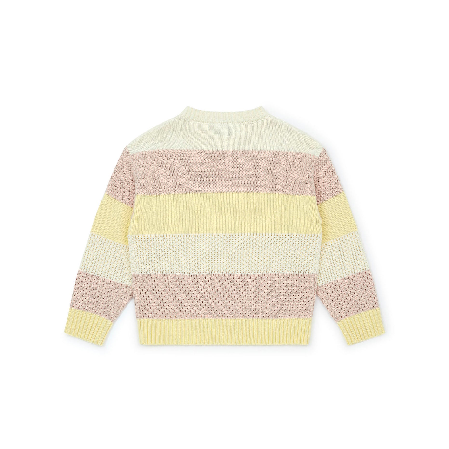 Girls Multicolor Cotton Sweater
