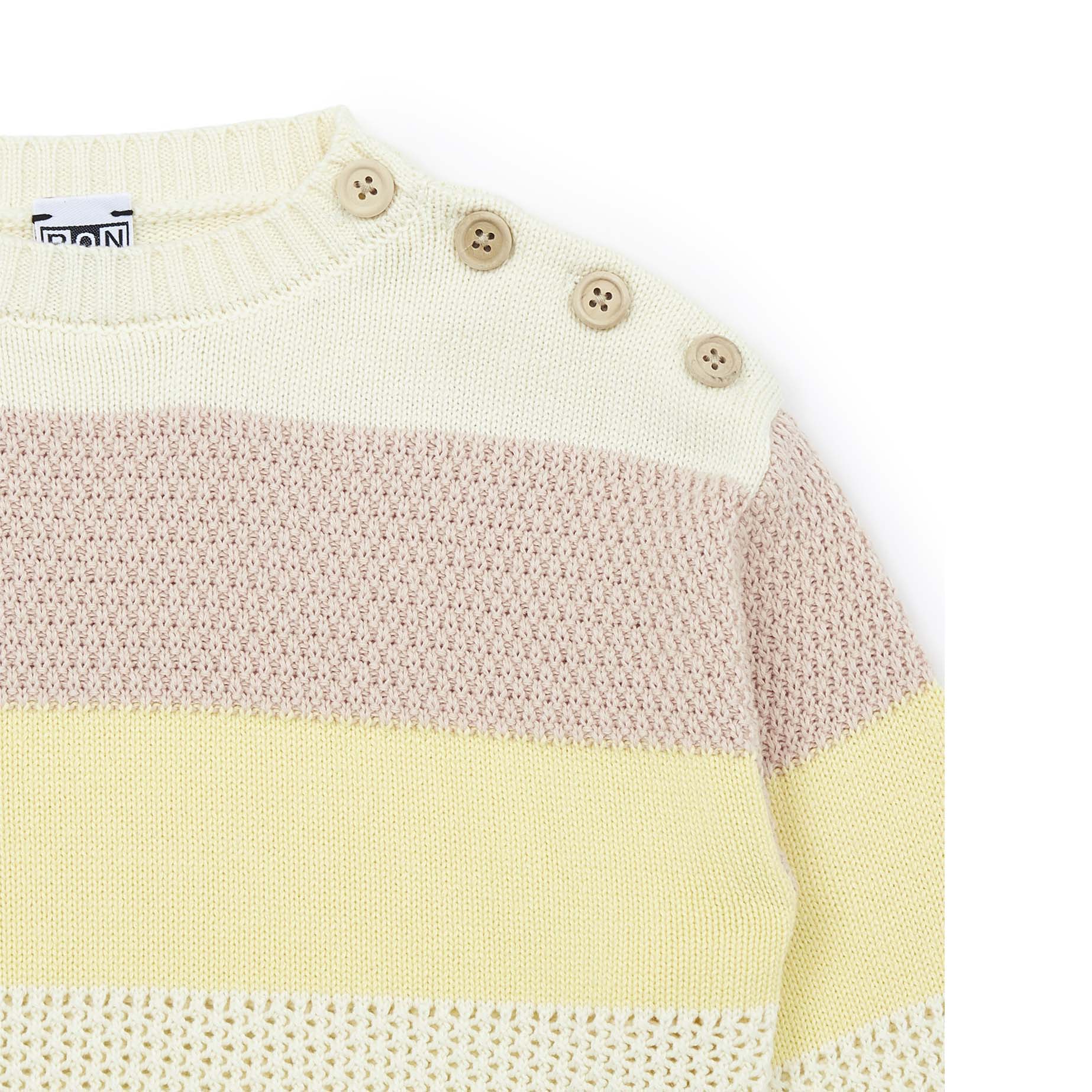 Girls Multicolor Cotton Sweater