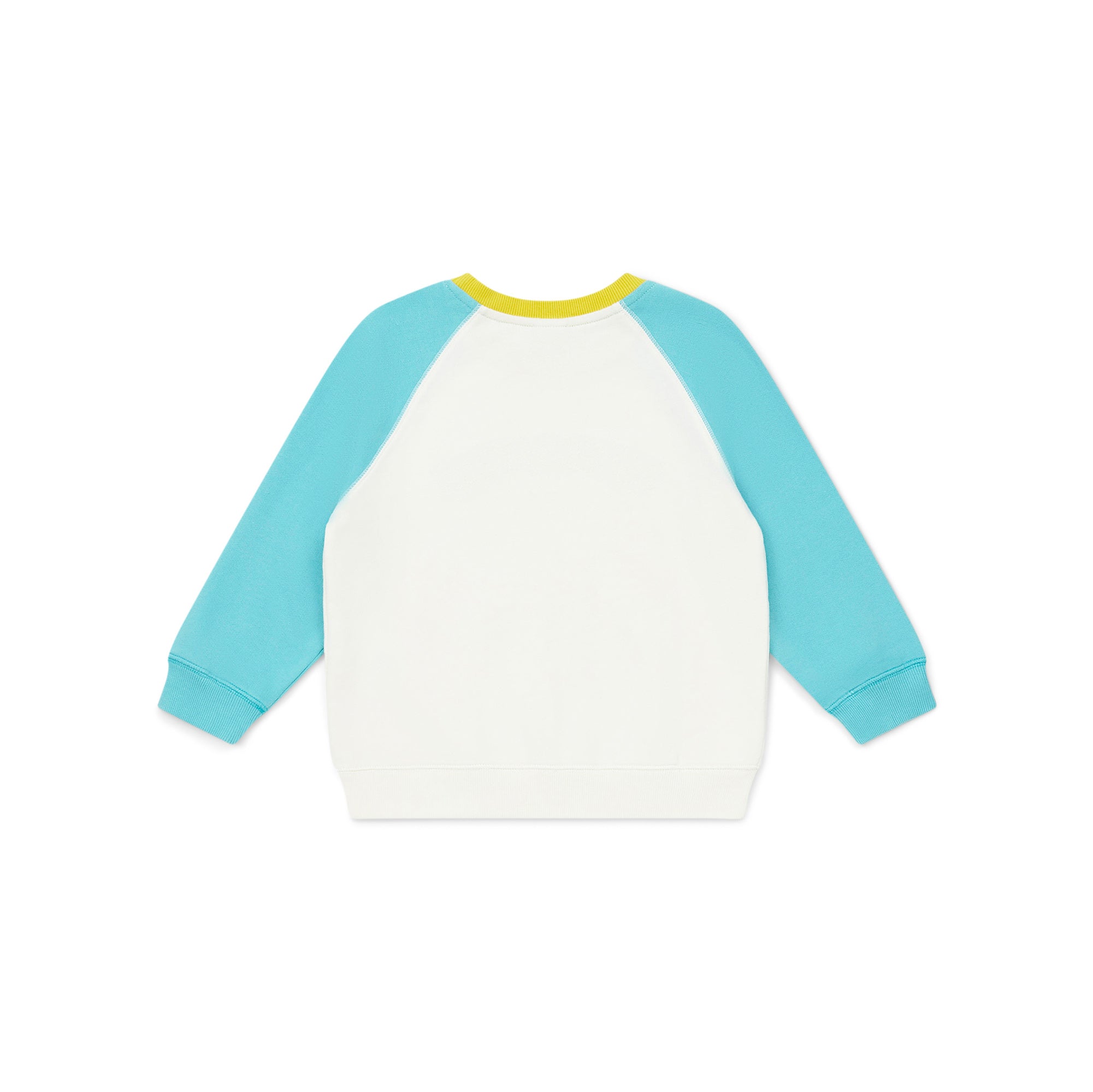 Boys White Logo Cotton Sweatshirt