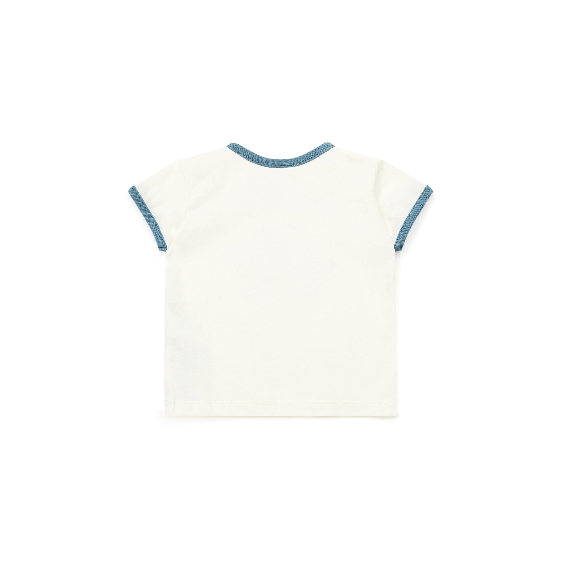 Baby Boys White Logo Cotton T-Shirt
