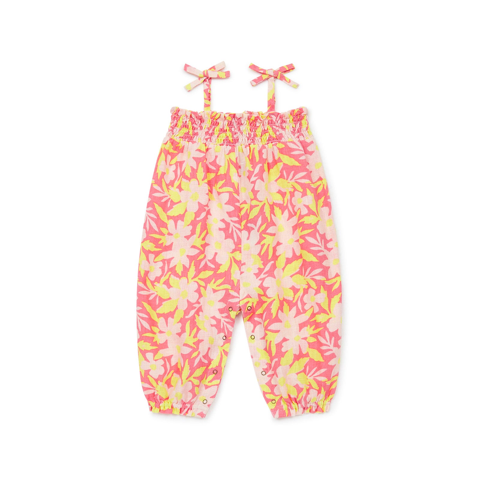 Baby Girls Pink Flower Jumpsuit