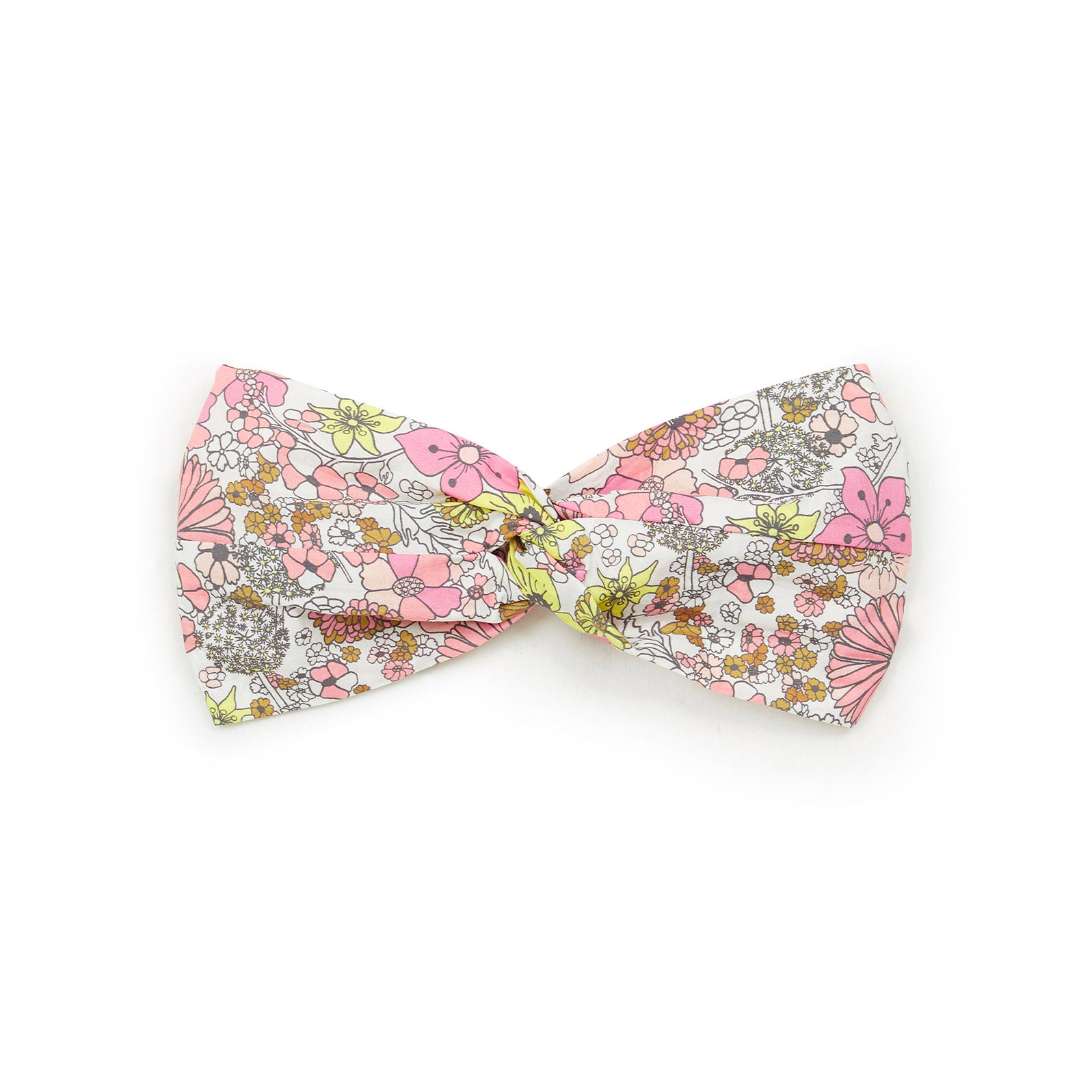Girls Pink Floral Headband