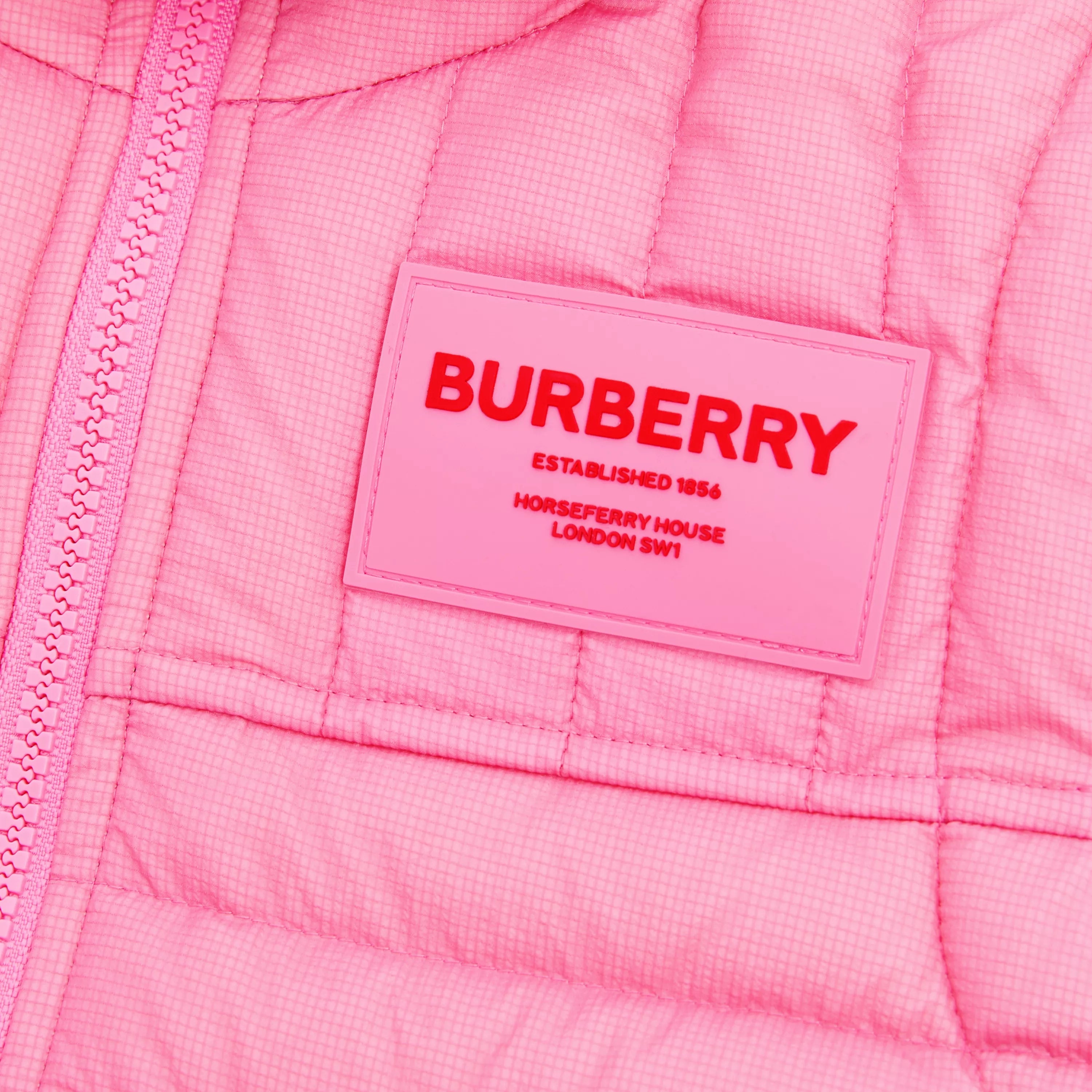 Girls Pink Padded Down Gilet