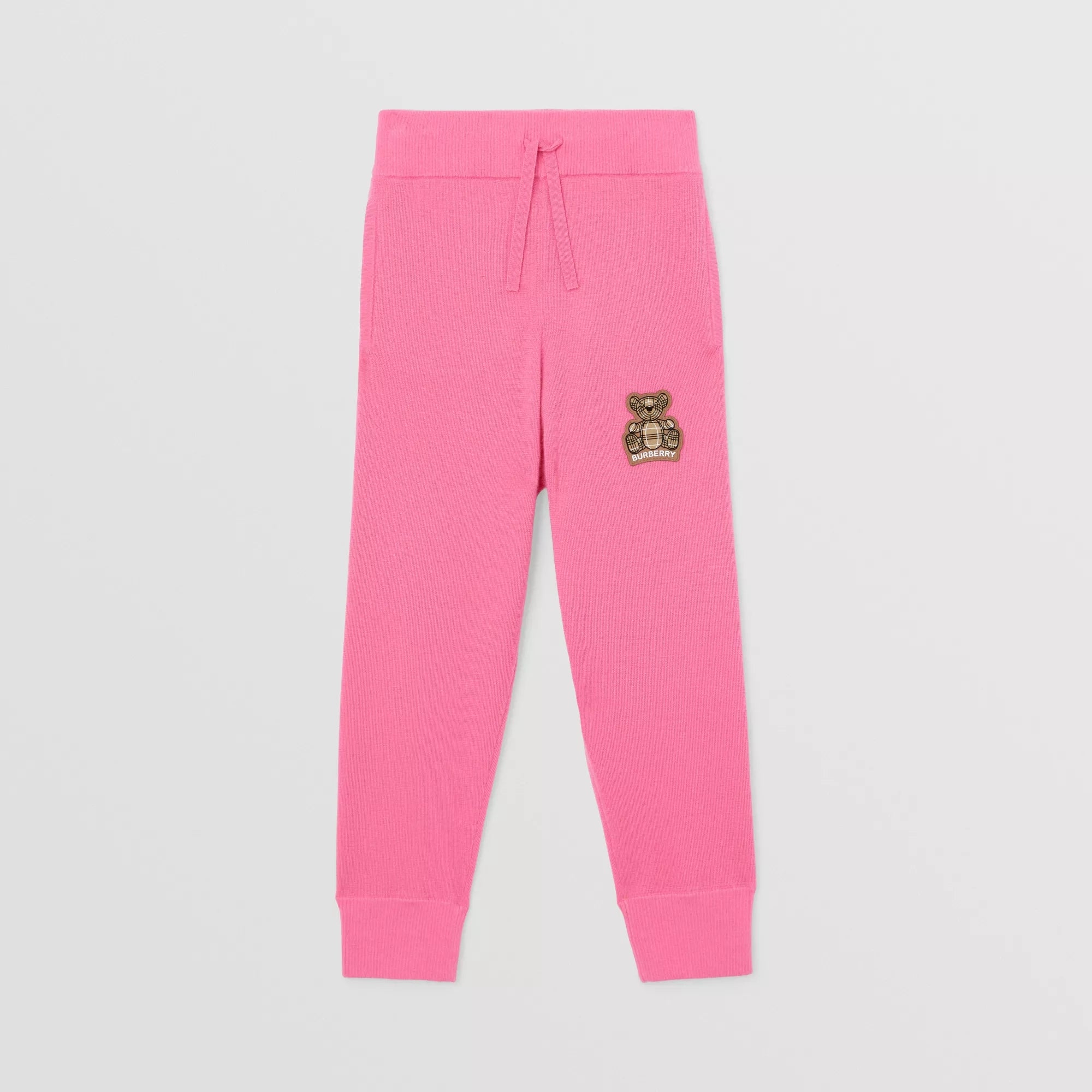 Girls Pink Cashmere Knit Trousers