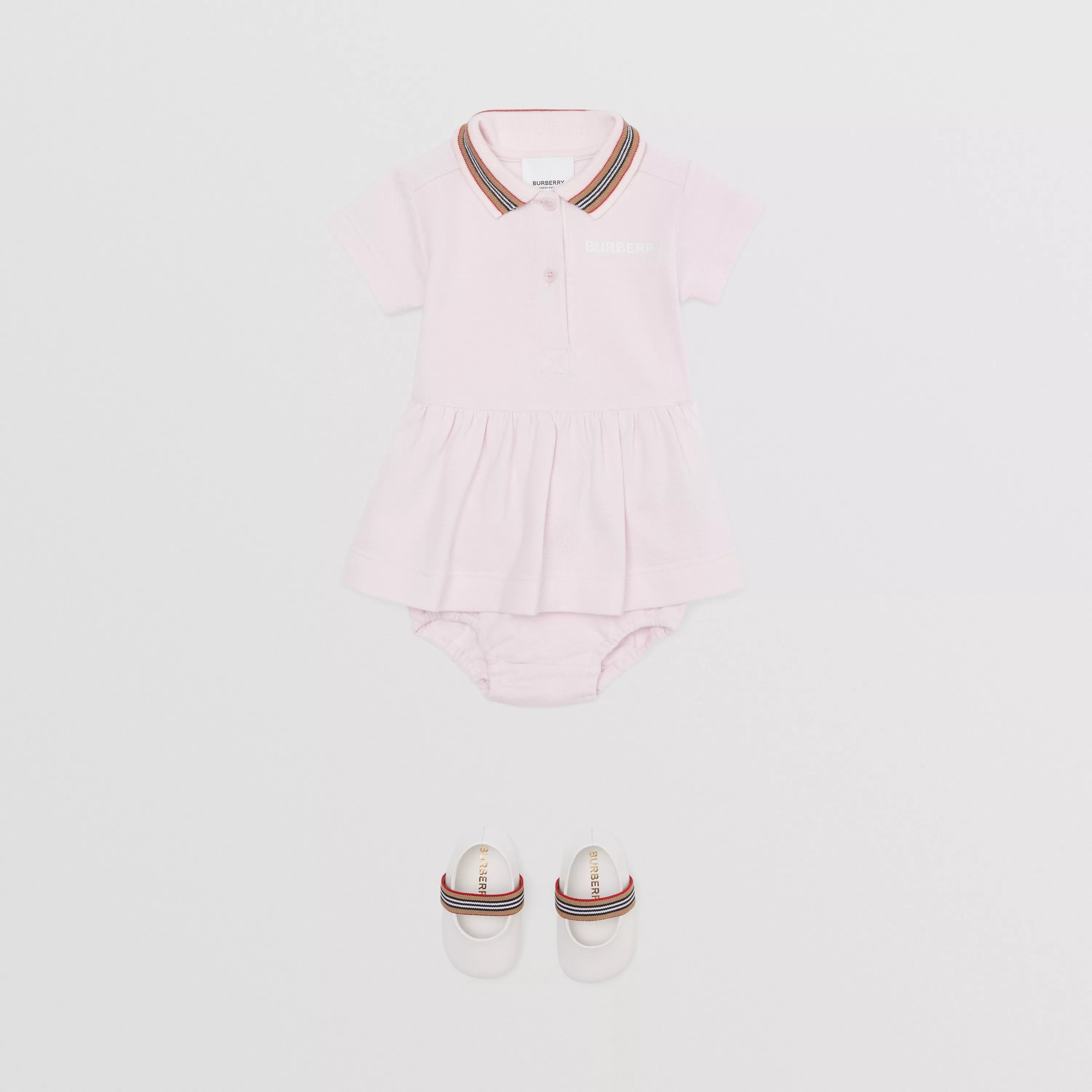 Baby Girls Pink Dress Set