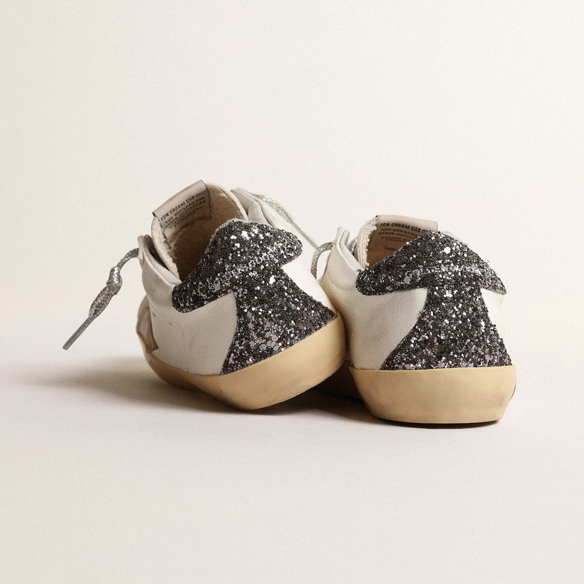 Boys & Girls Grey Glitter Shoes
