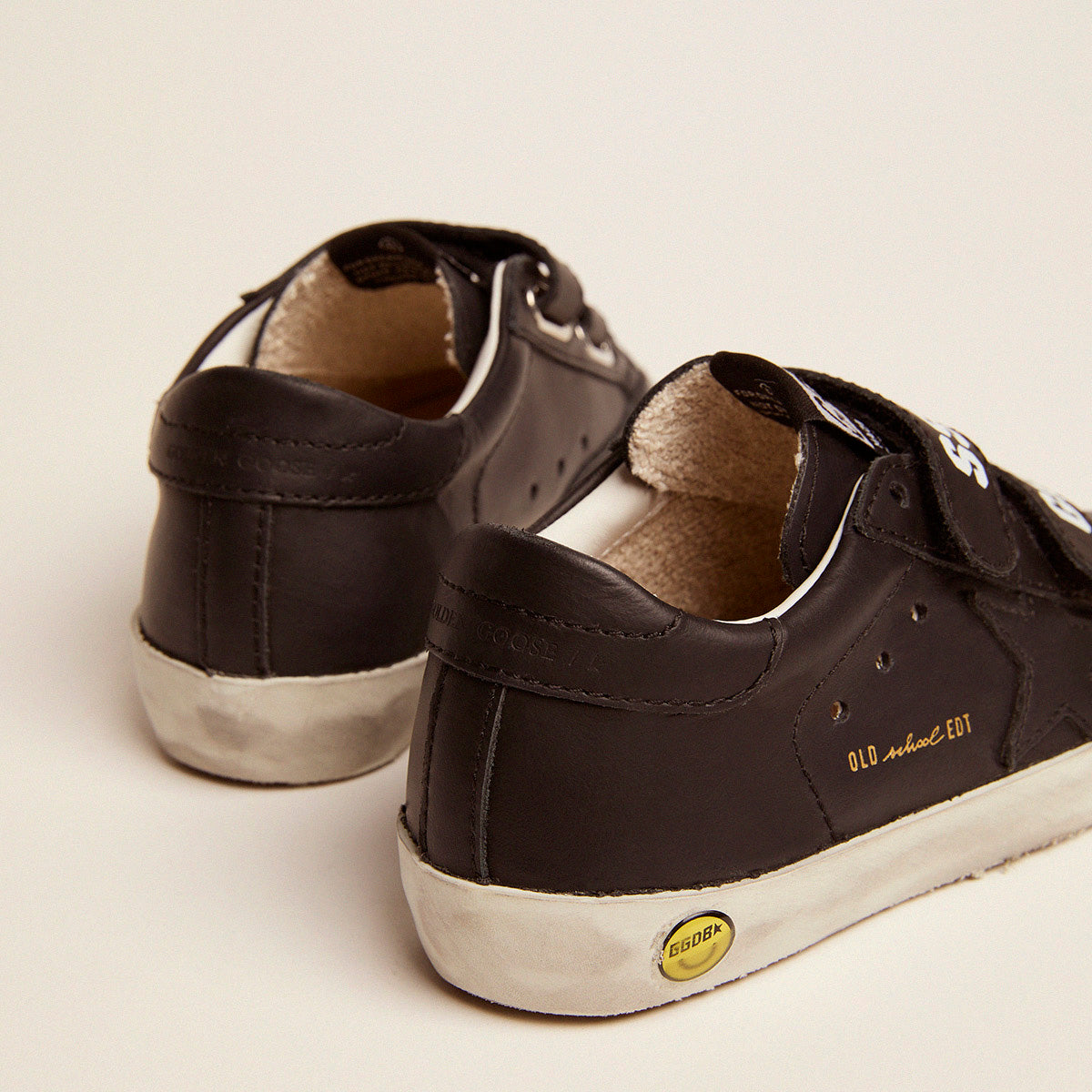 Boys & Girls Black Star Shoes