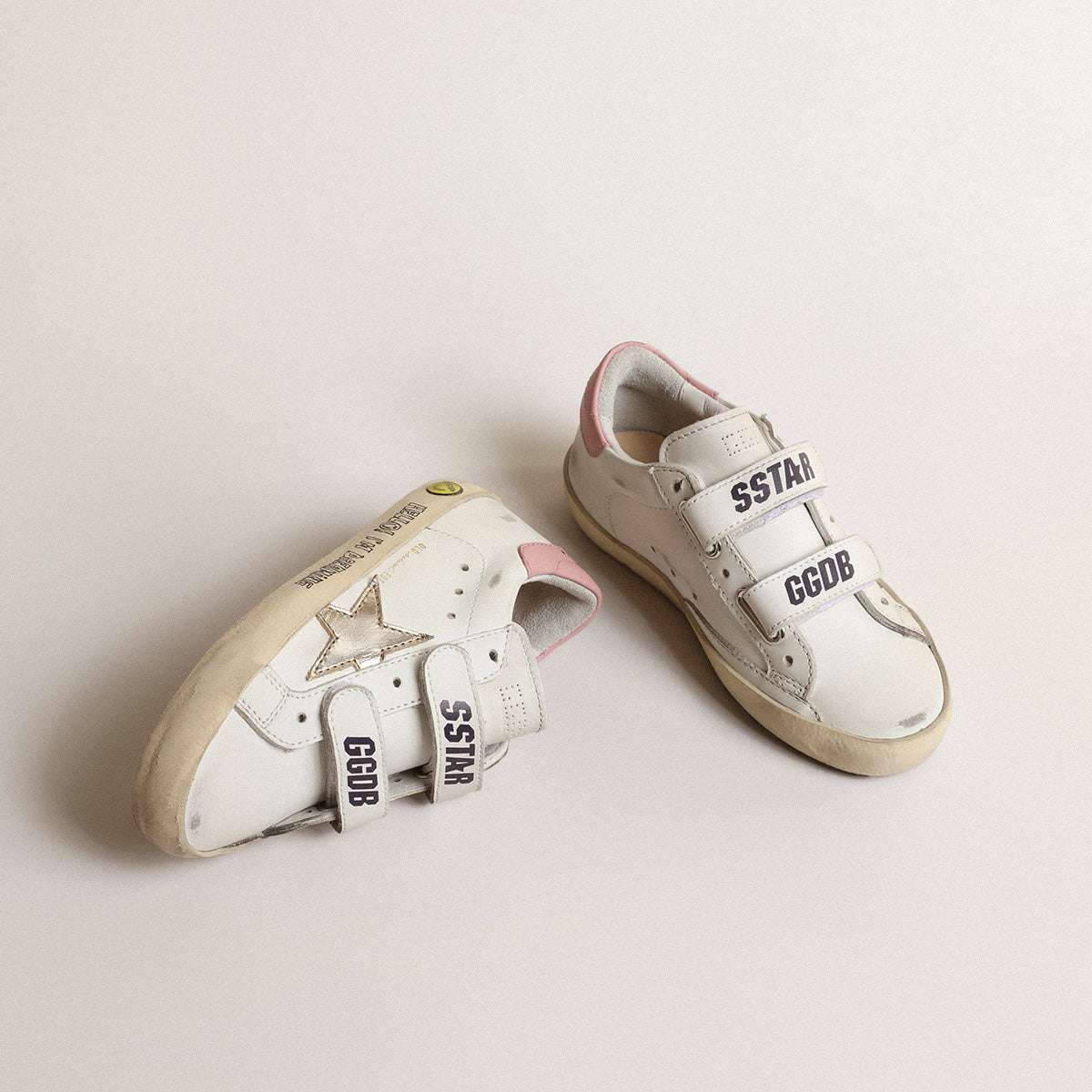 Boys & Girls Pink Logo Shoes