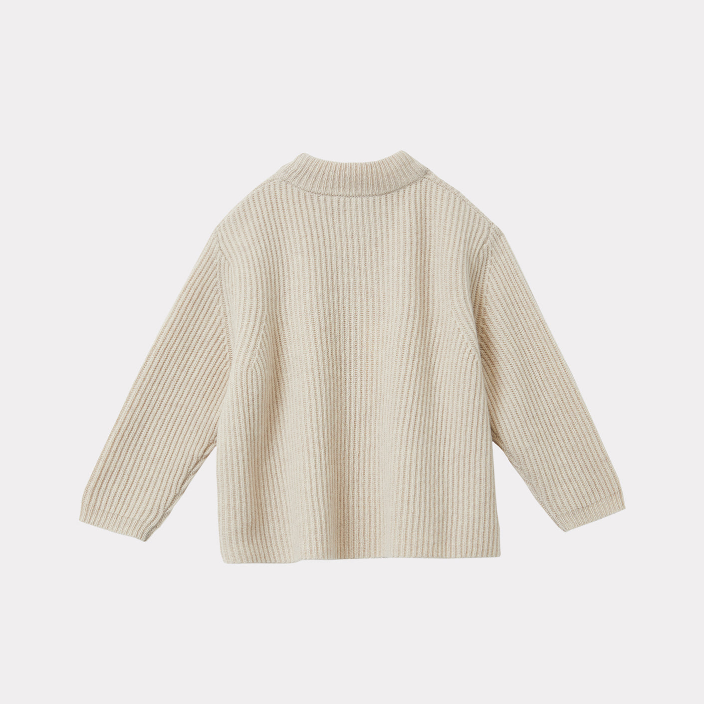 Boys & Girls White Wool Sweater