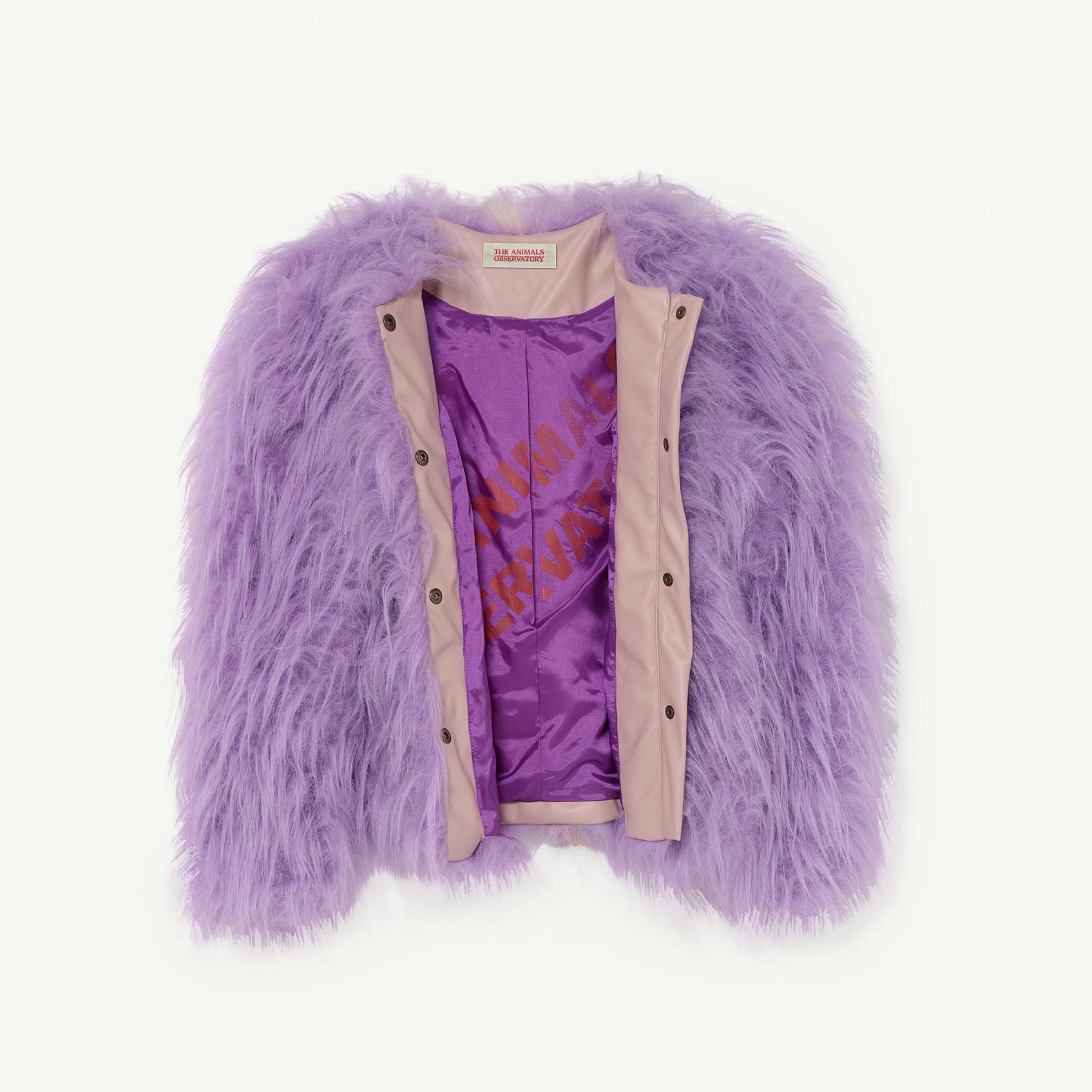Girls Purple Logo Jacket