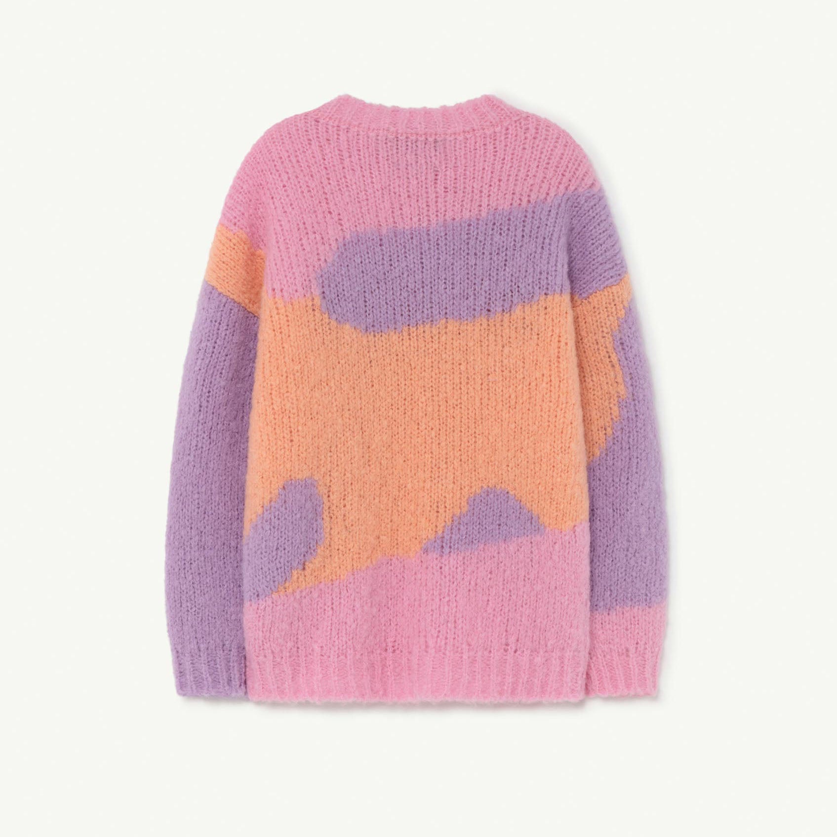 Girls Pink Logo Wool Sweater