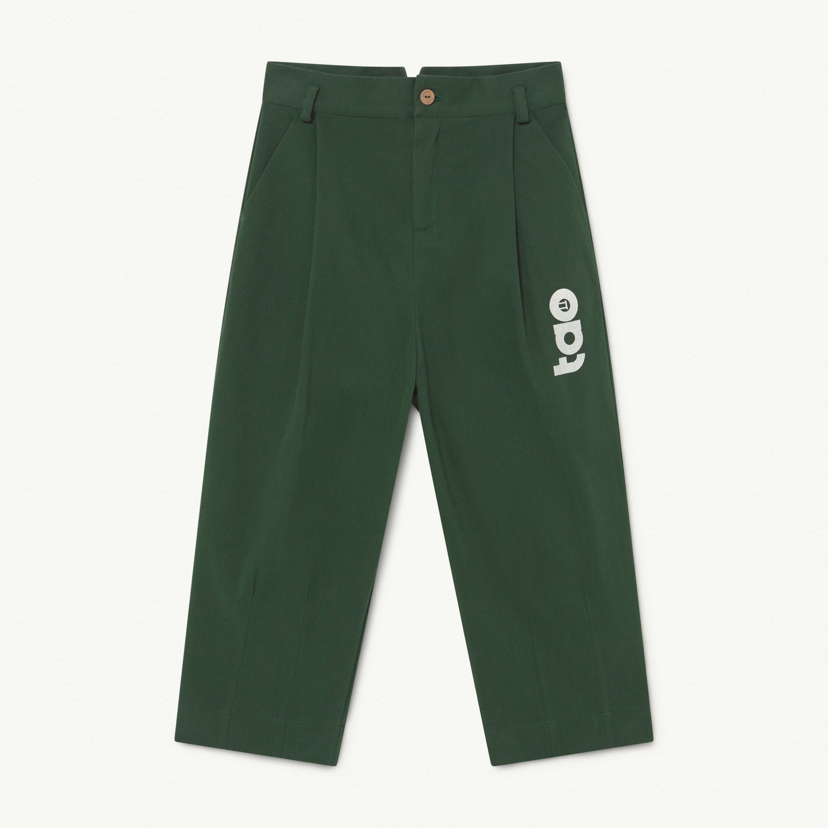 Boys & Girls Green Logo Trousers