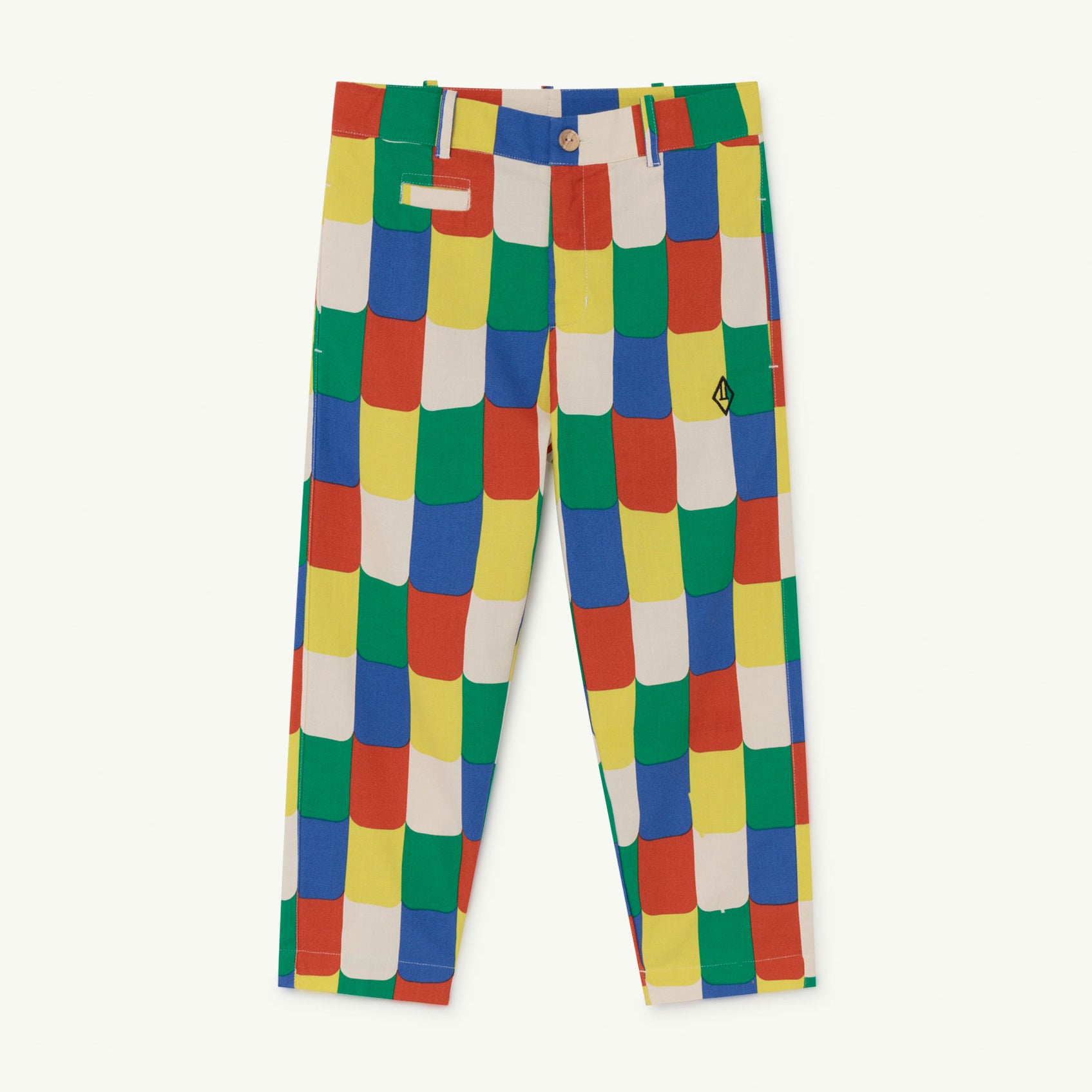 Boys & Girls Multicolor Cotton Trousers