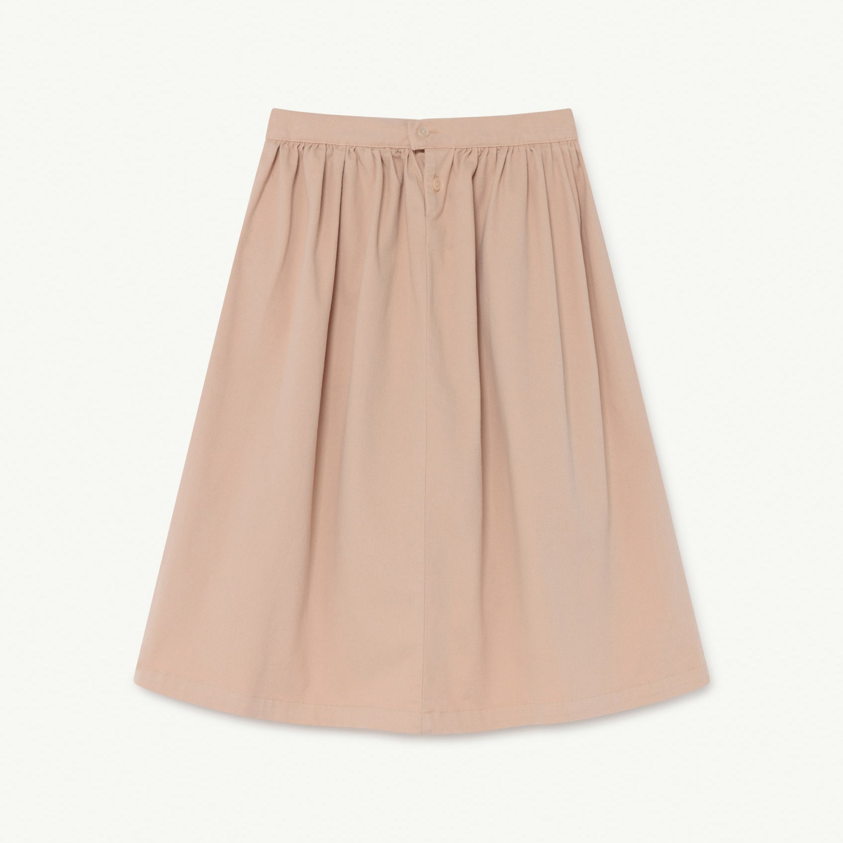 Girls Pink Logo Cotton Skirt