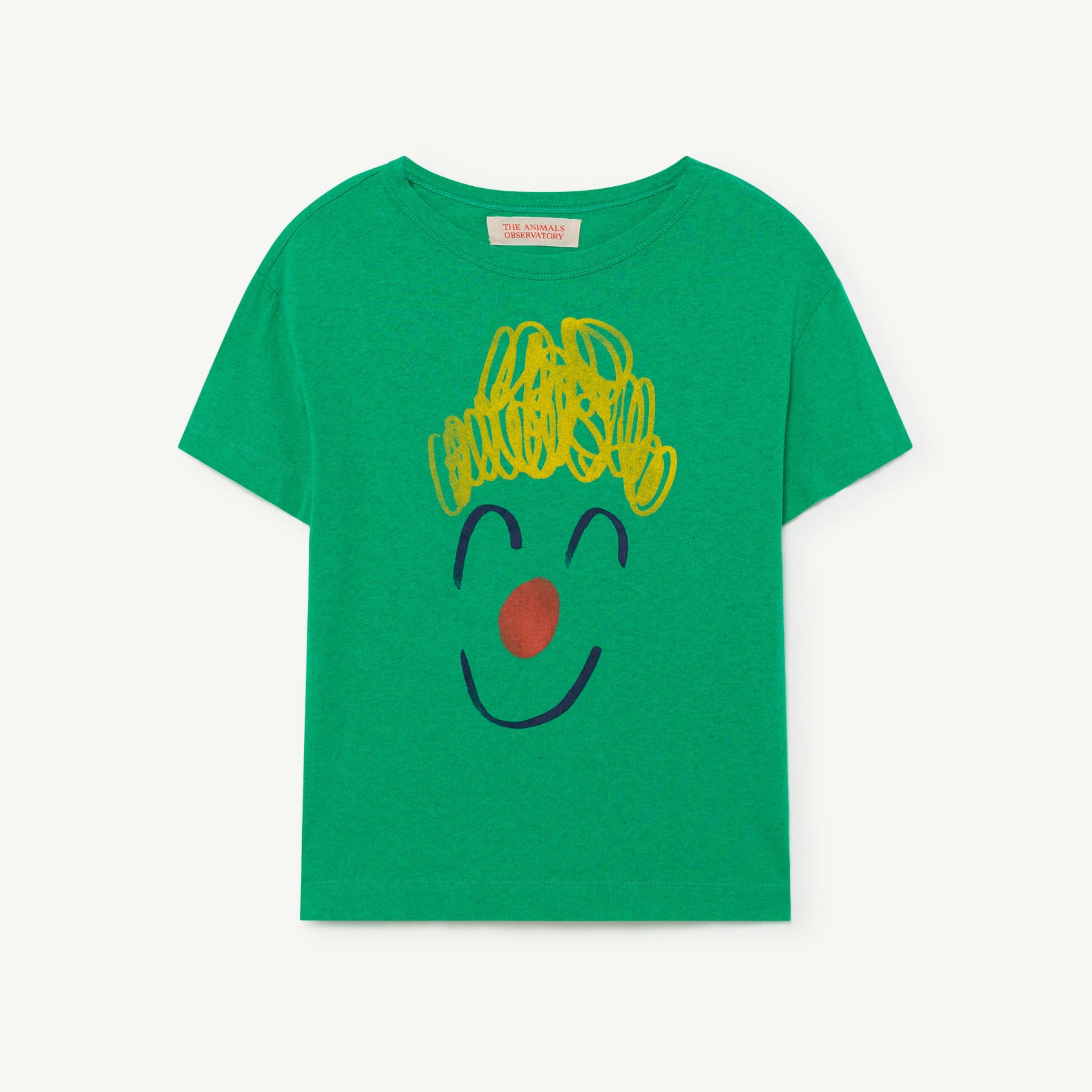 Boys & Girls Green Cotton T-Shirt