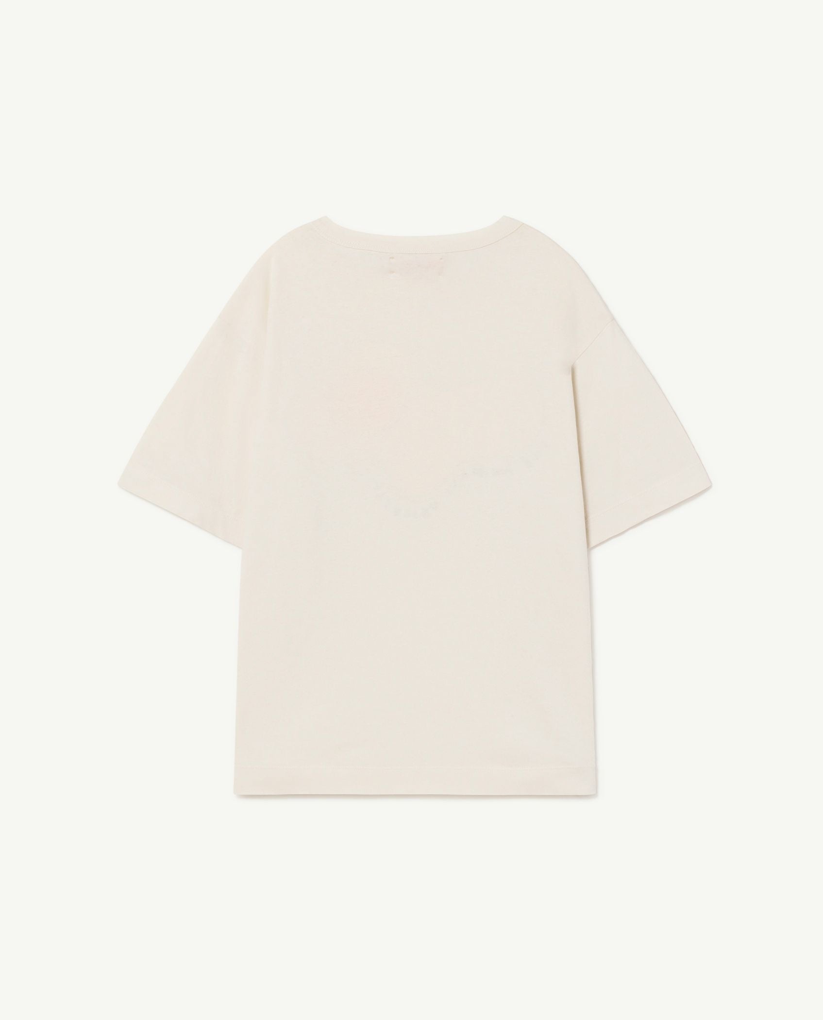 Boys & Girls White Printed T-Shirt