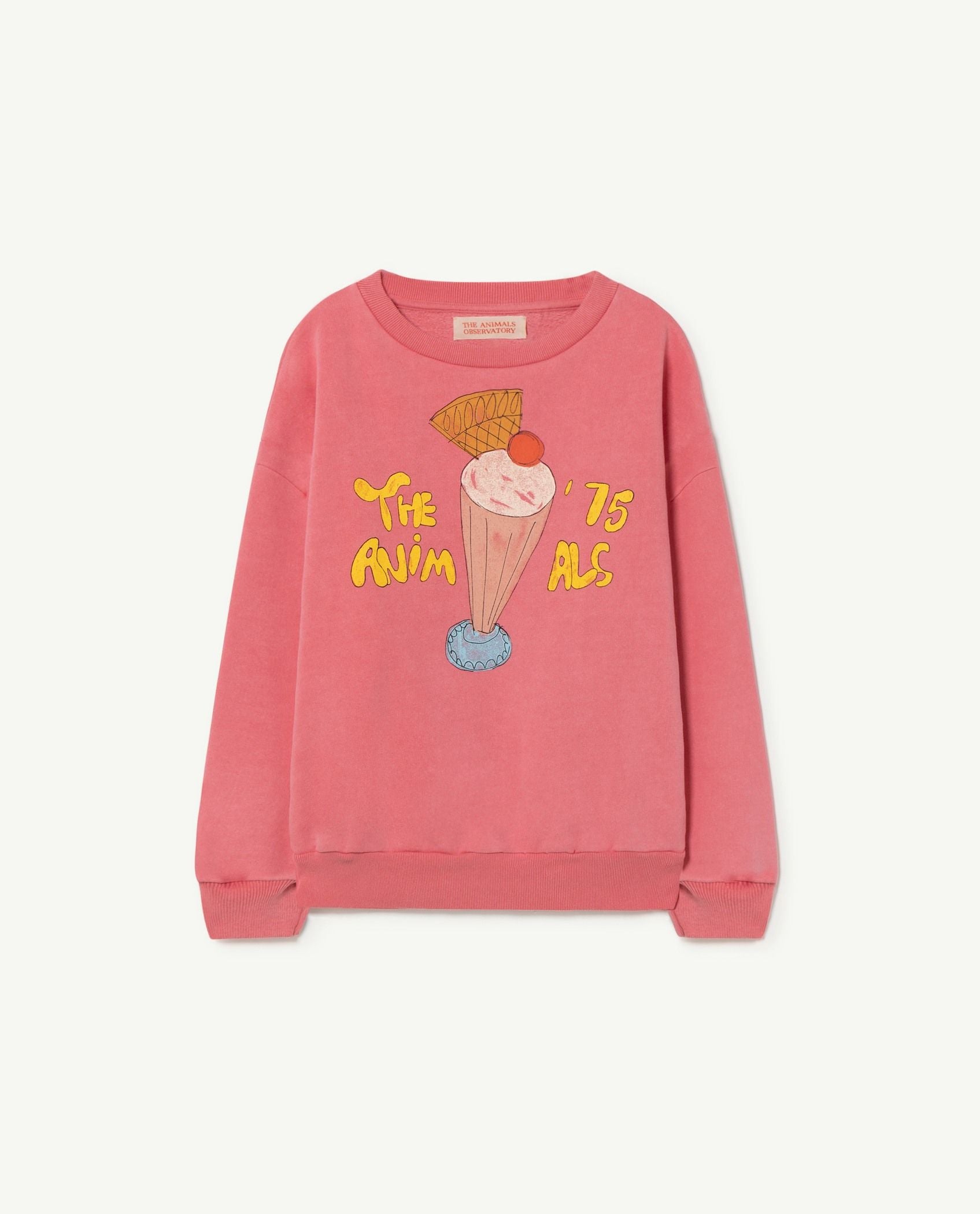 Boys & Girls Pink Bear Kids Sweatshirt