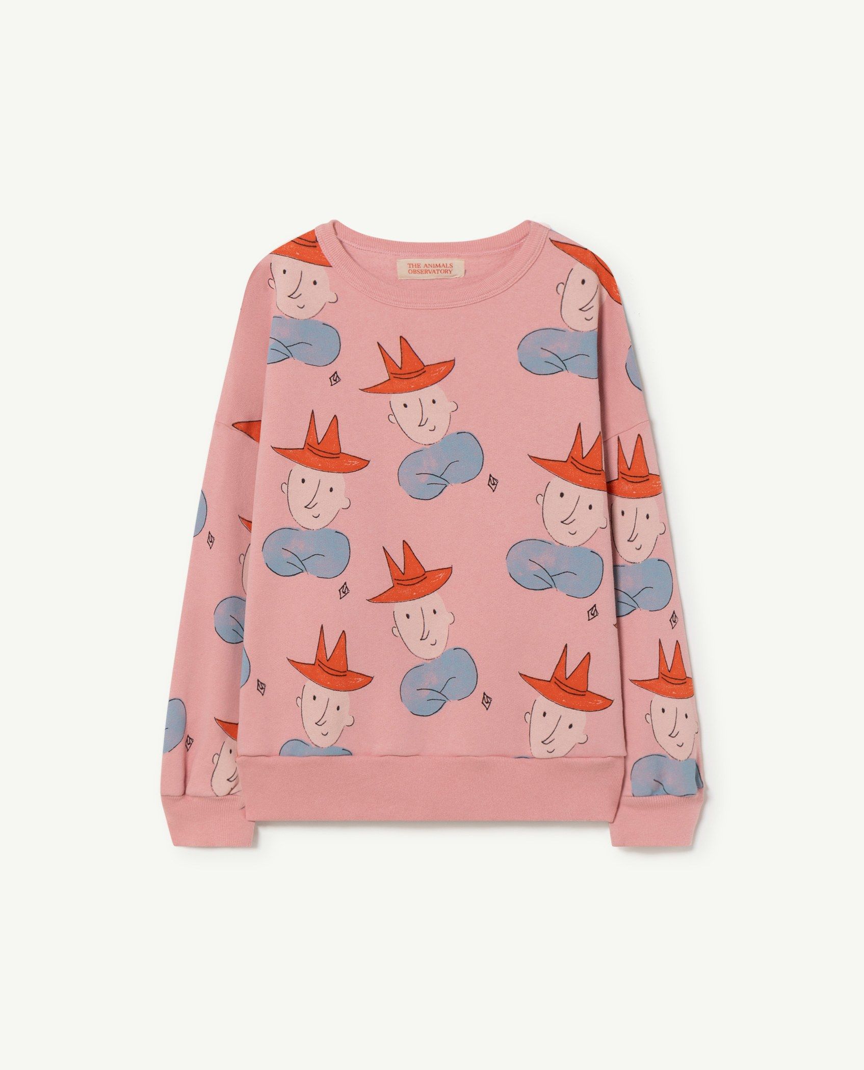 Boys & Girls Pink Printed Sweatshirt