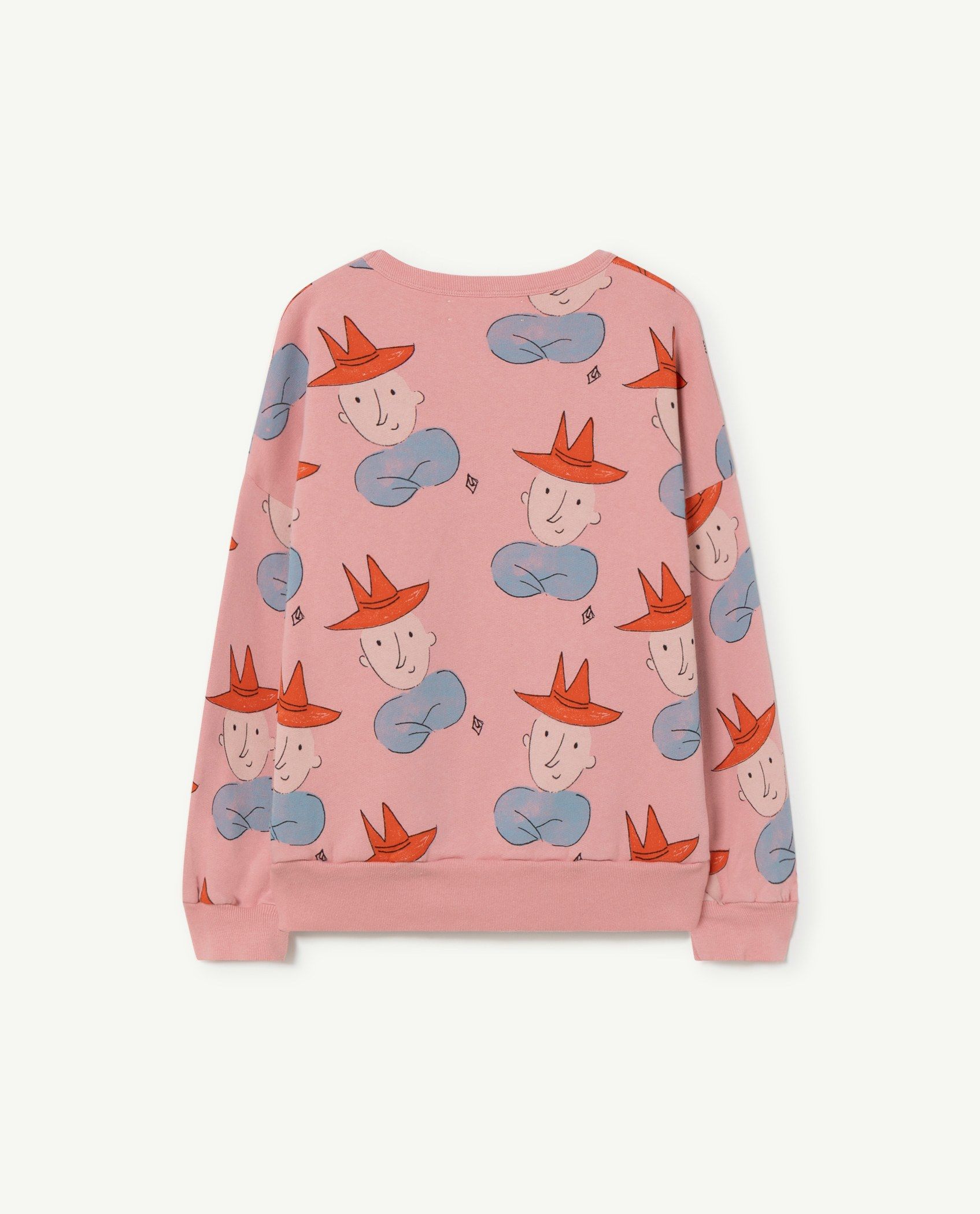 Boys & Girls Pink Printed Sweatshirt