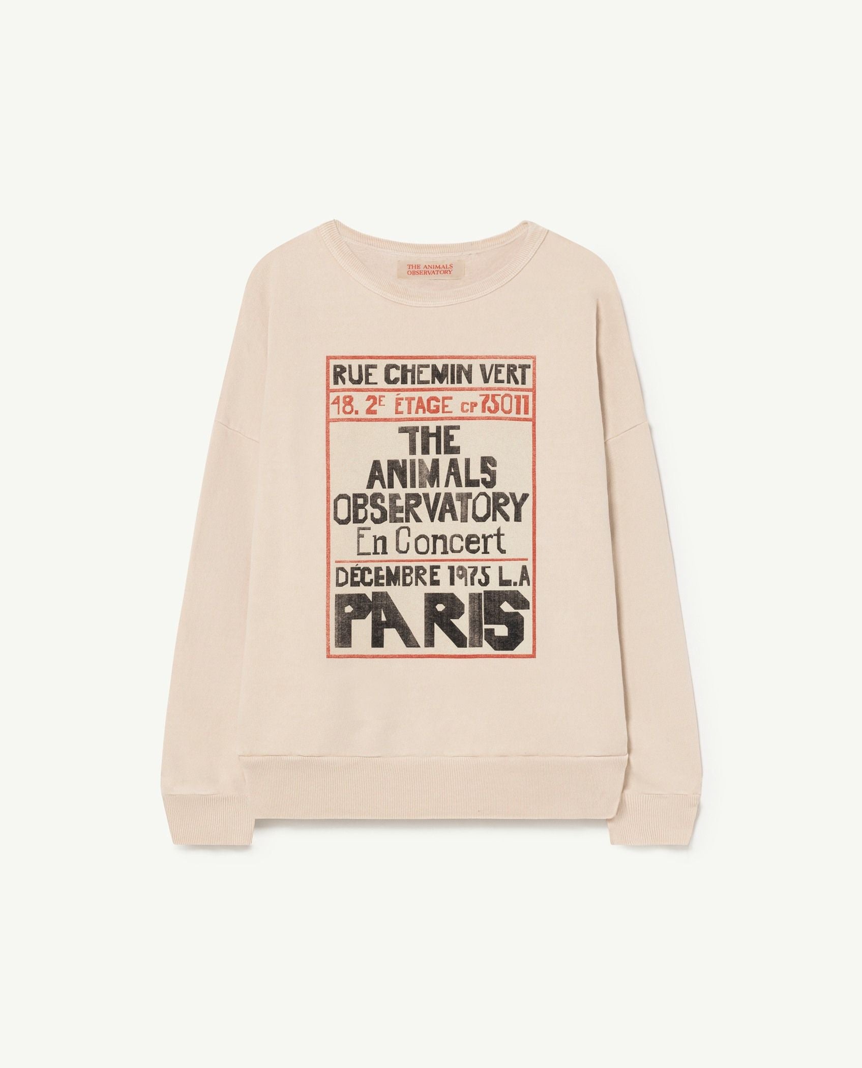 Boys & Girls Ivory Printed Sweatshirt