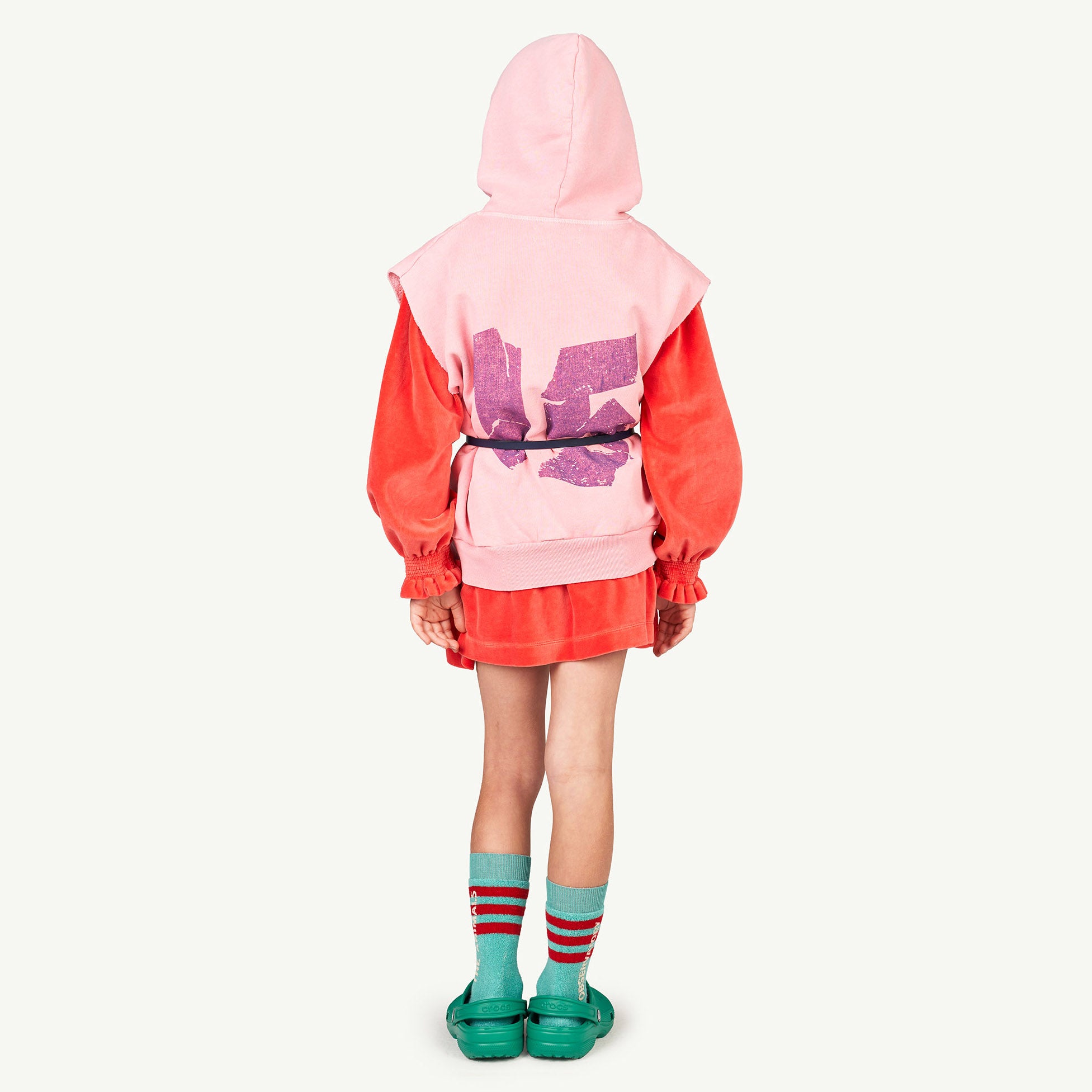 Boys & Girls Pink Logo Cotton Vest