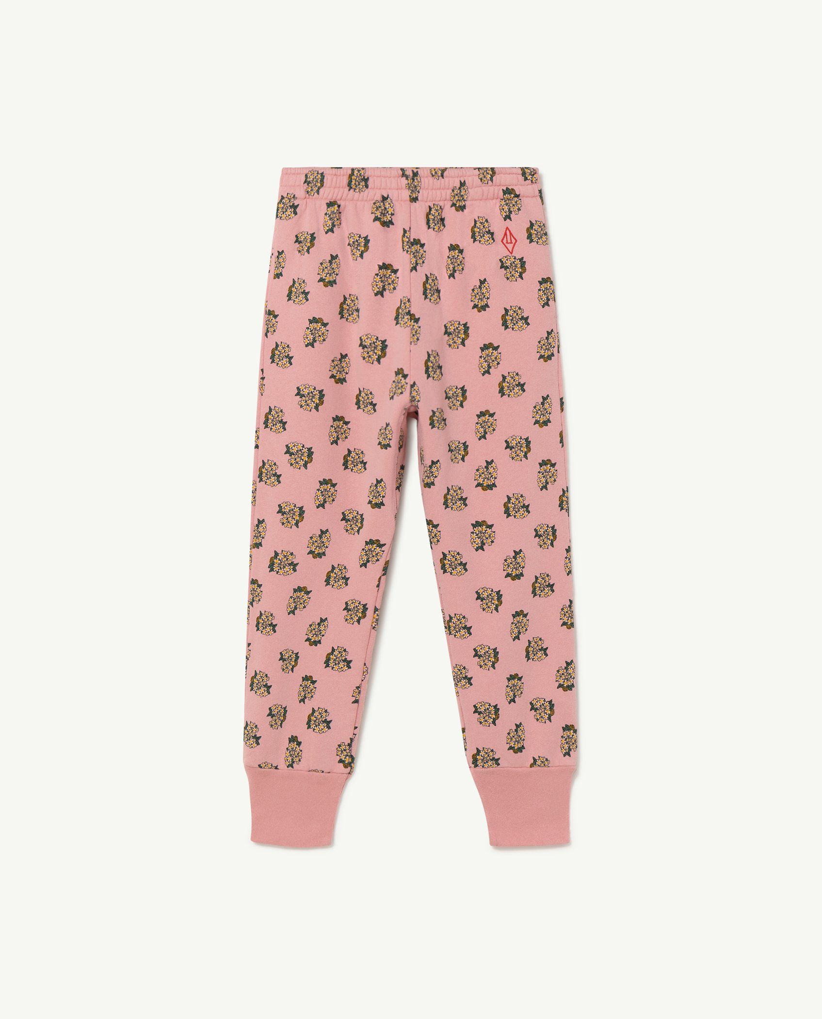 Boys & Girls Pink Printed Trousers