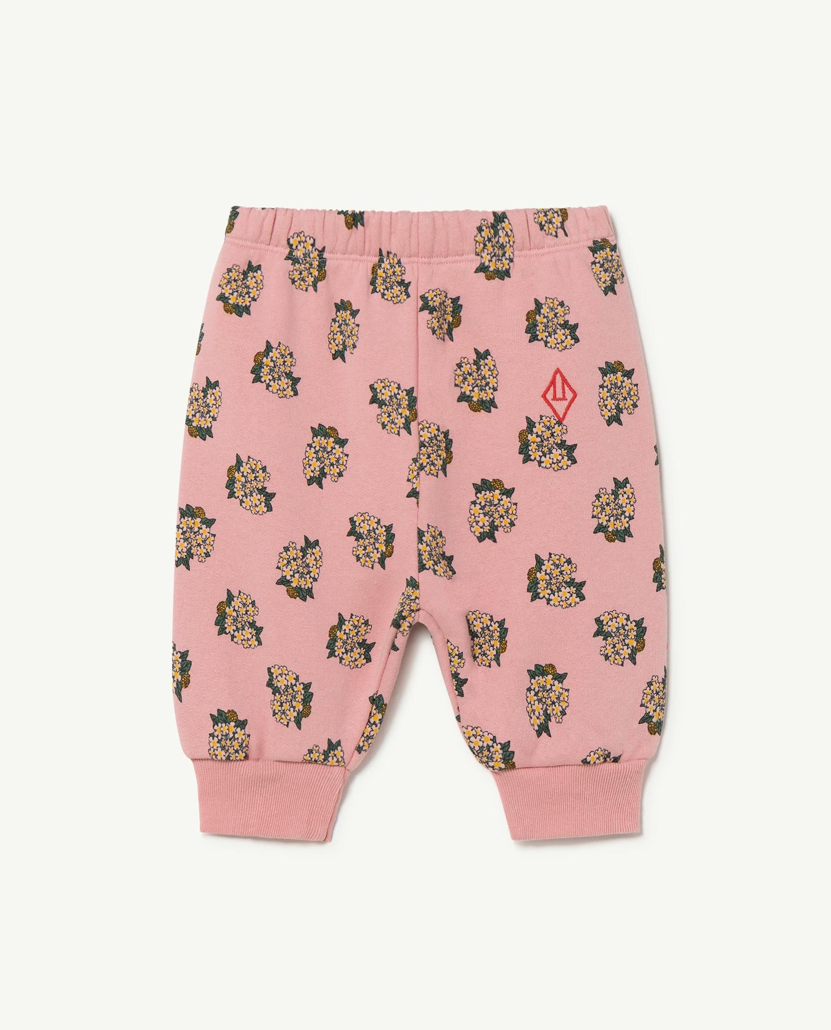Baby Boys & Girls Pink Printed Trousers