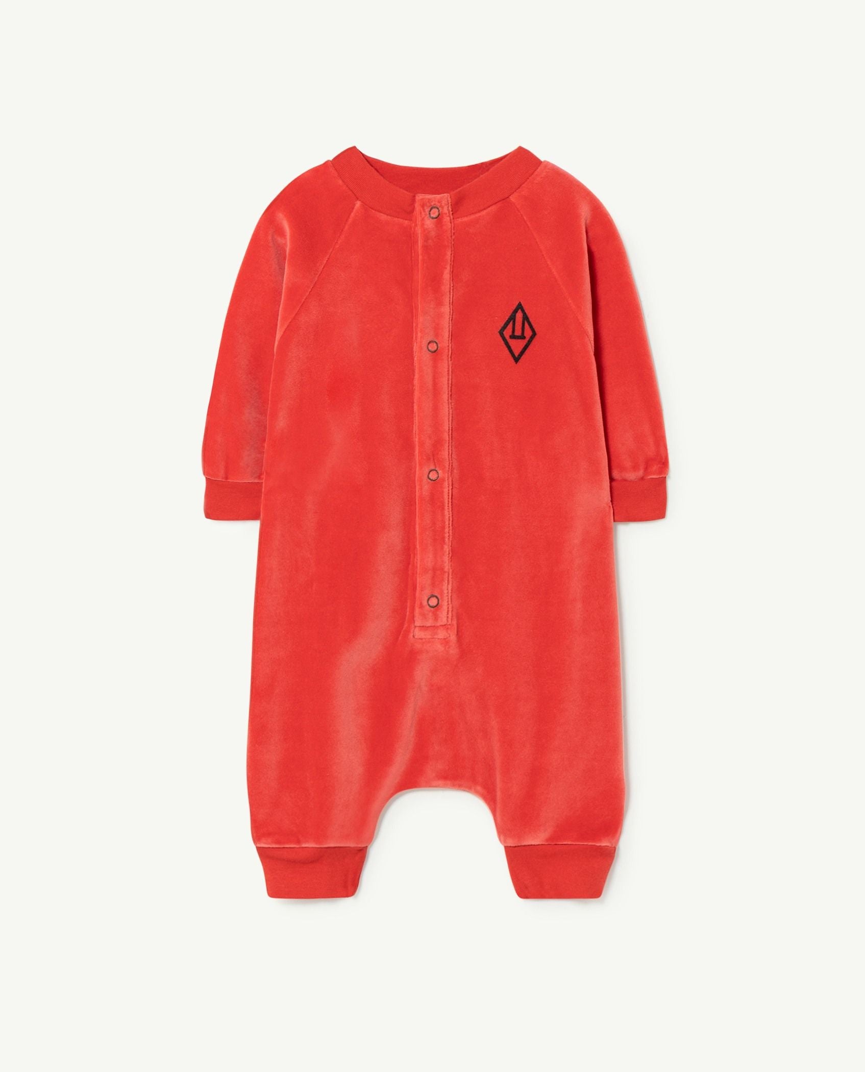 Baby Boys & Girls Red Velvet Babysuit