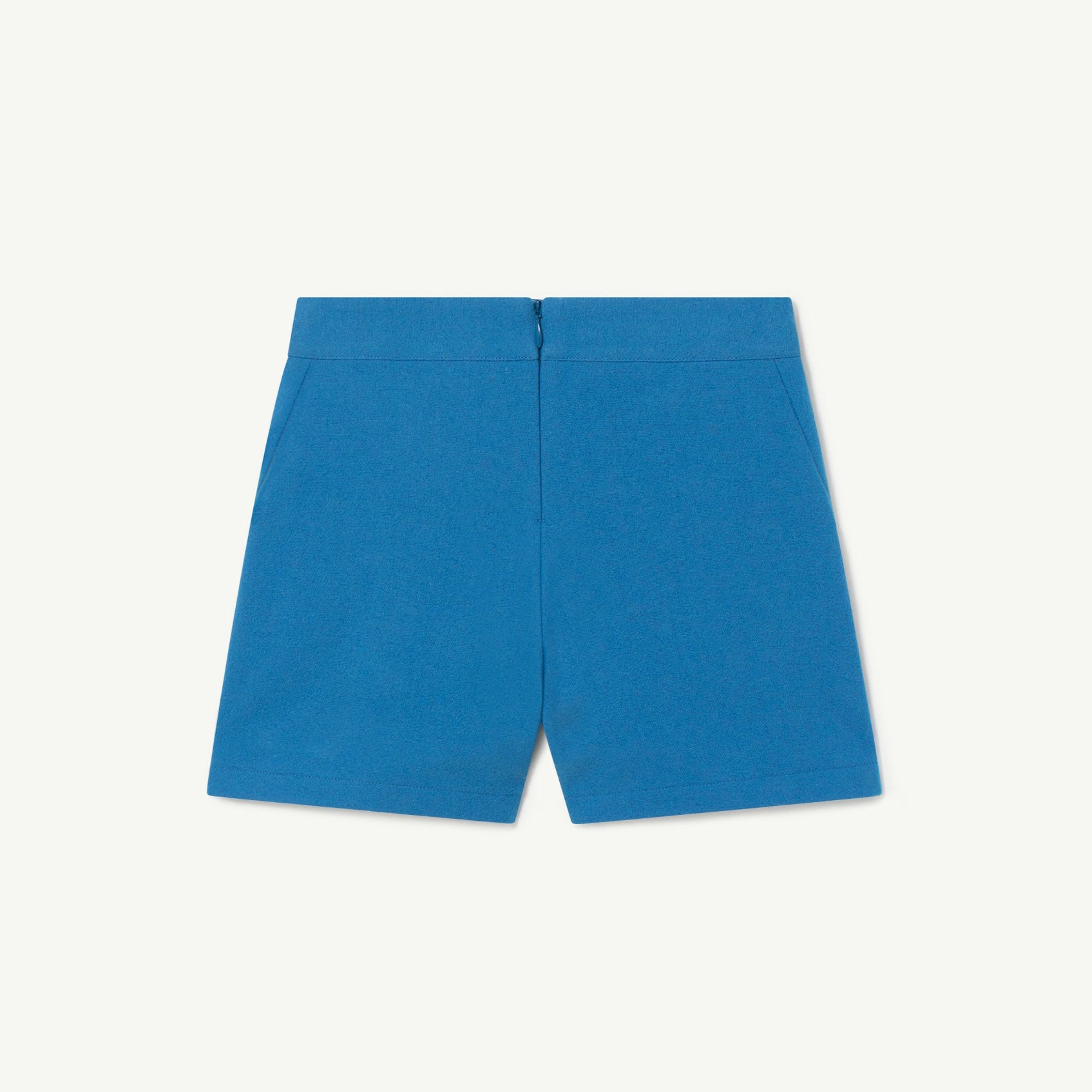 Girls Blue Logo Wool Shorts