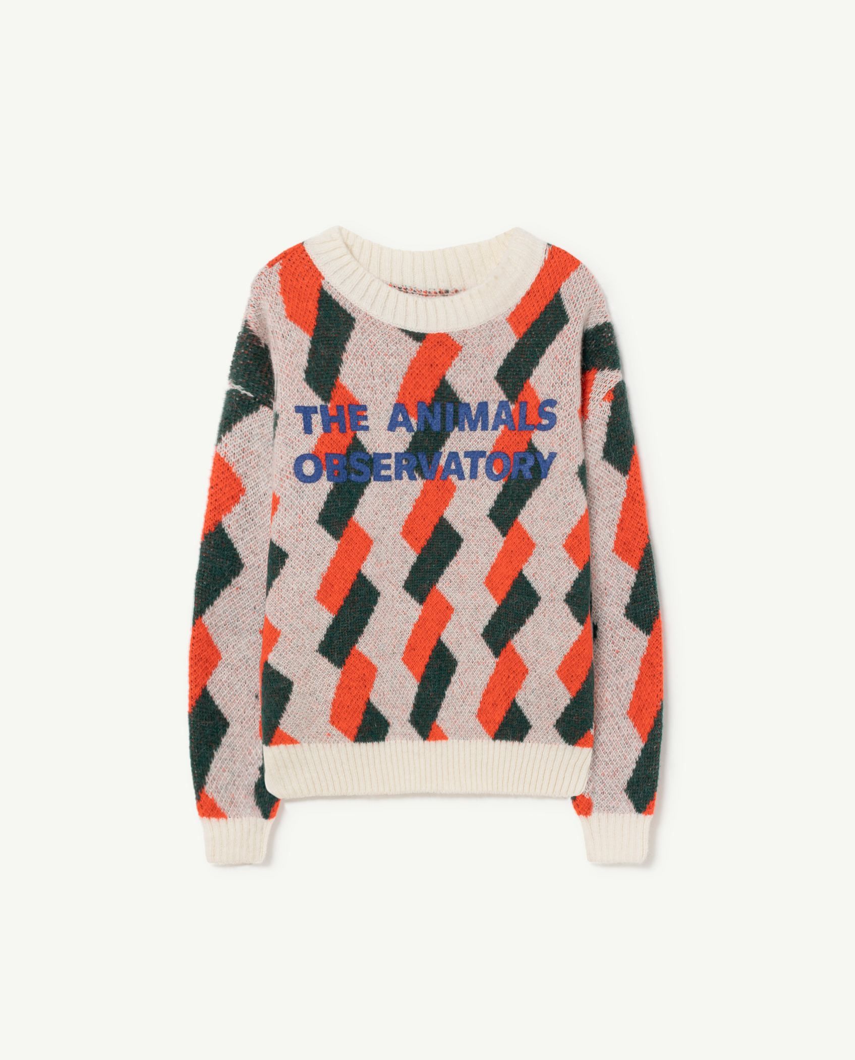 Boys & Girls White Logo Sweater