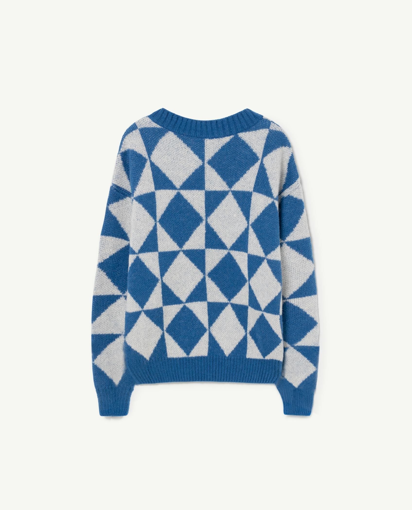 Boys & Girls Blue Check Sweater