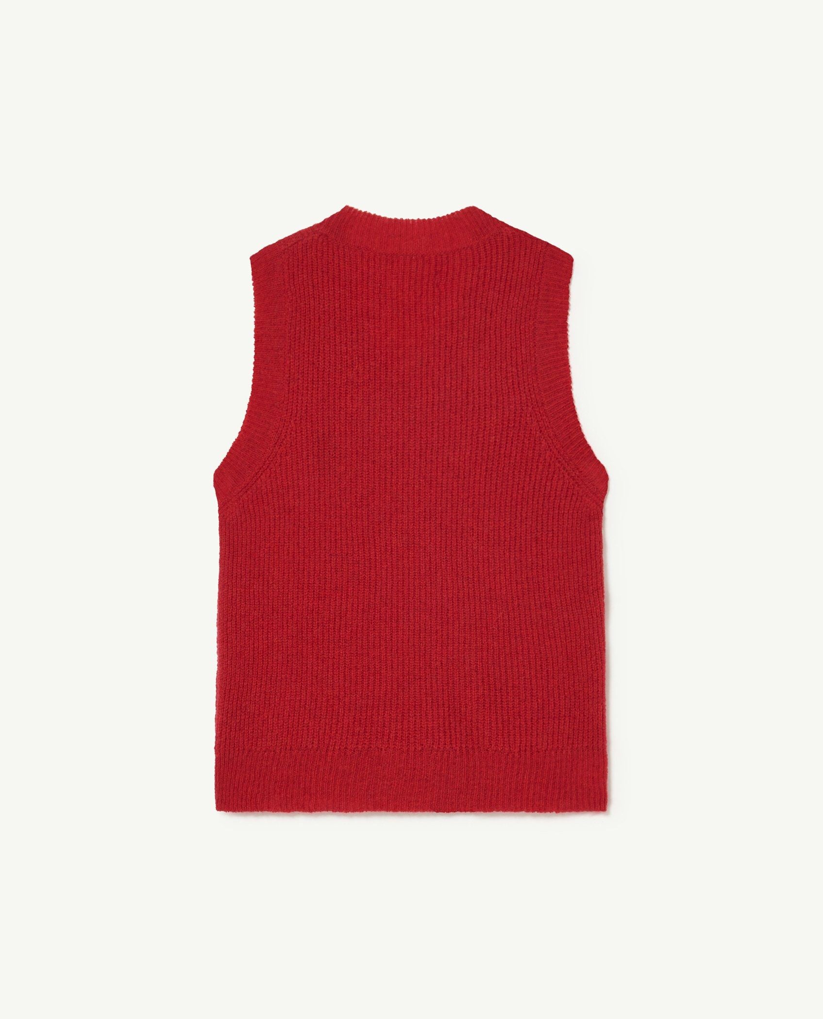 Boys & Girls Red Wool Vest
