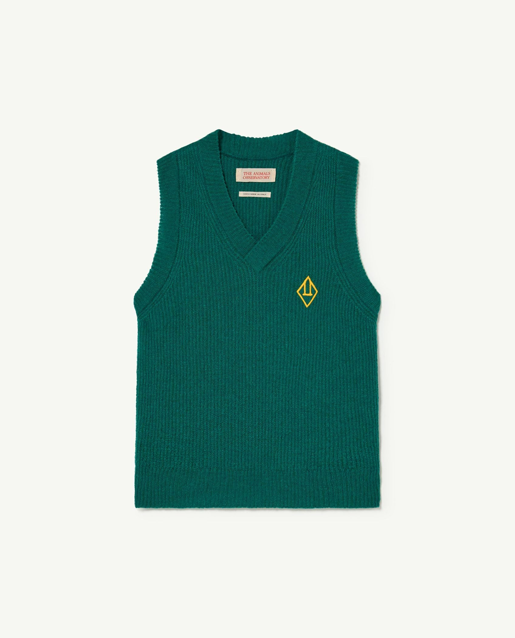 Boys & Girls Green Wool Vest
