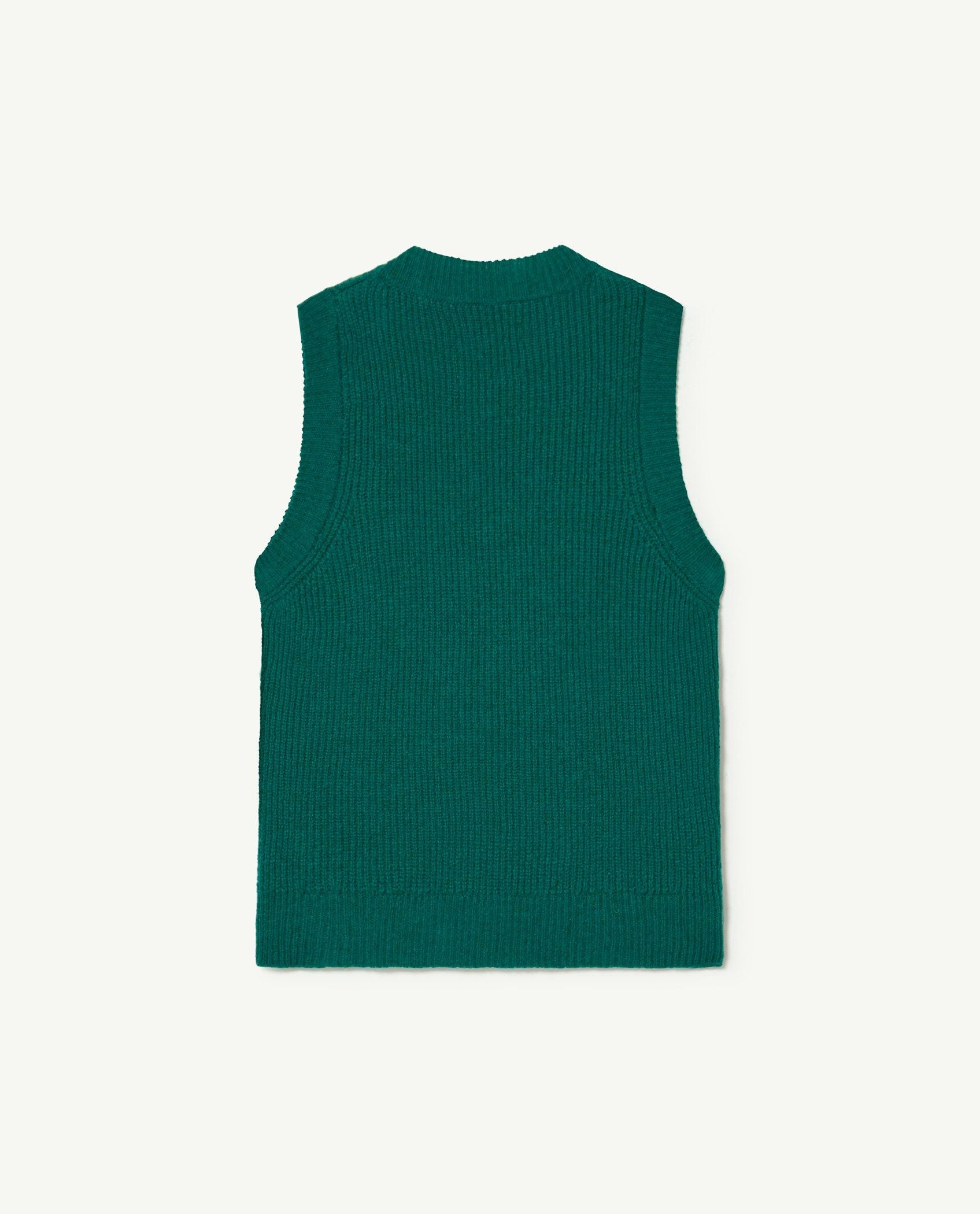 Boys & Girls Green Wool Vest
