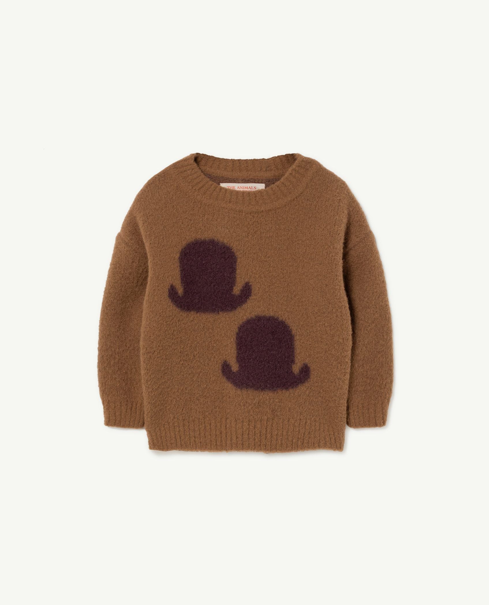Baby Boys & Girls Brown Logo Sweater