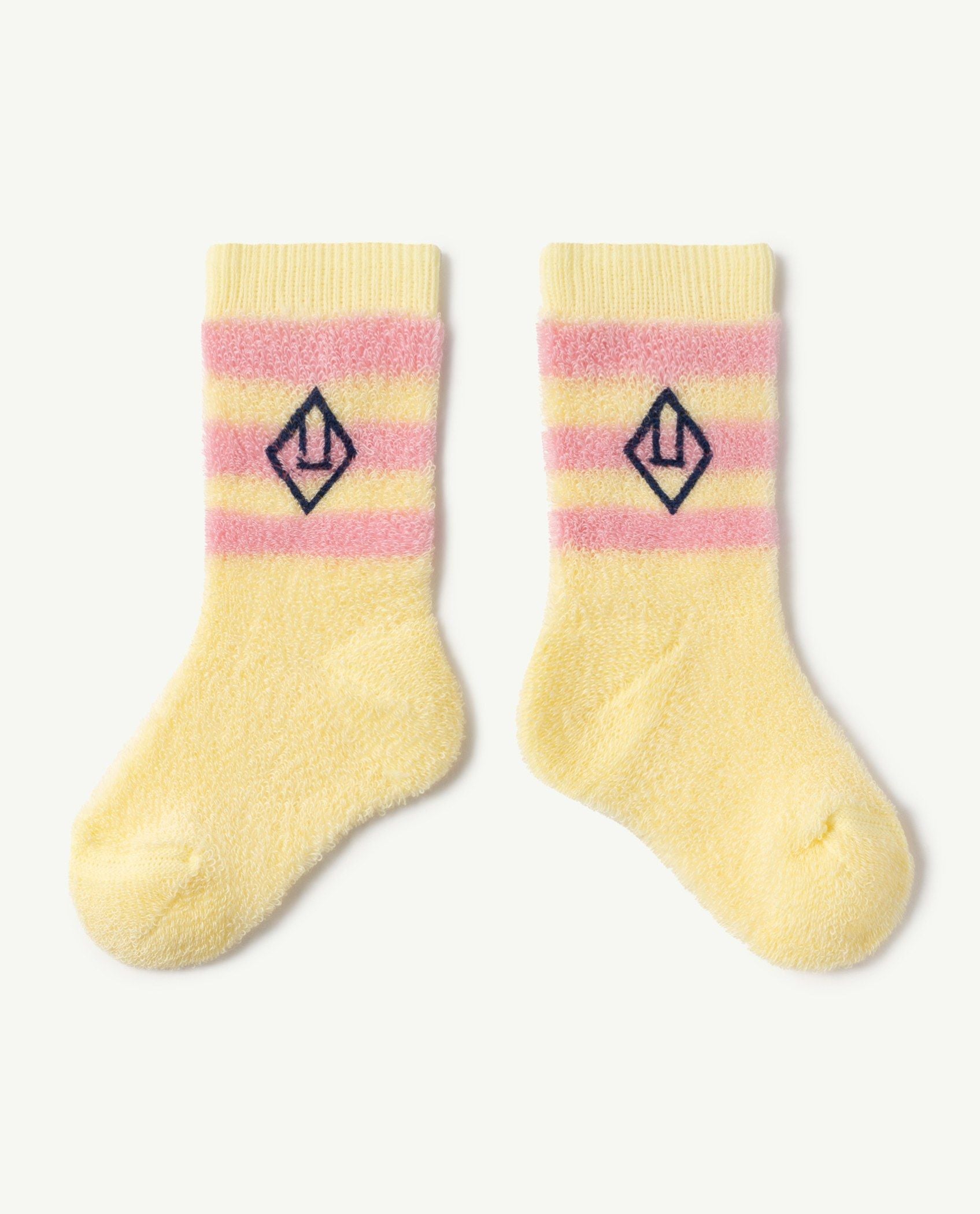 Boys & Girls Yellow Logo Socks
