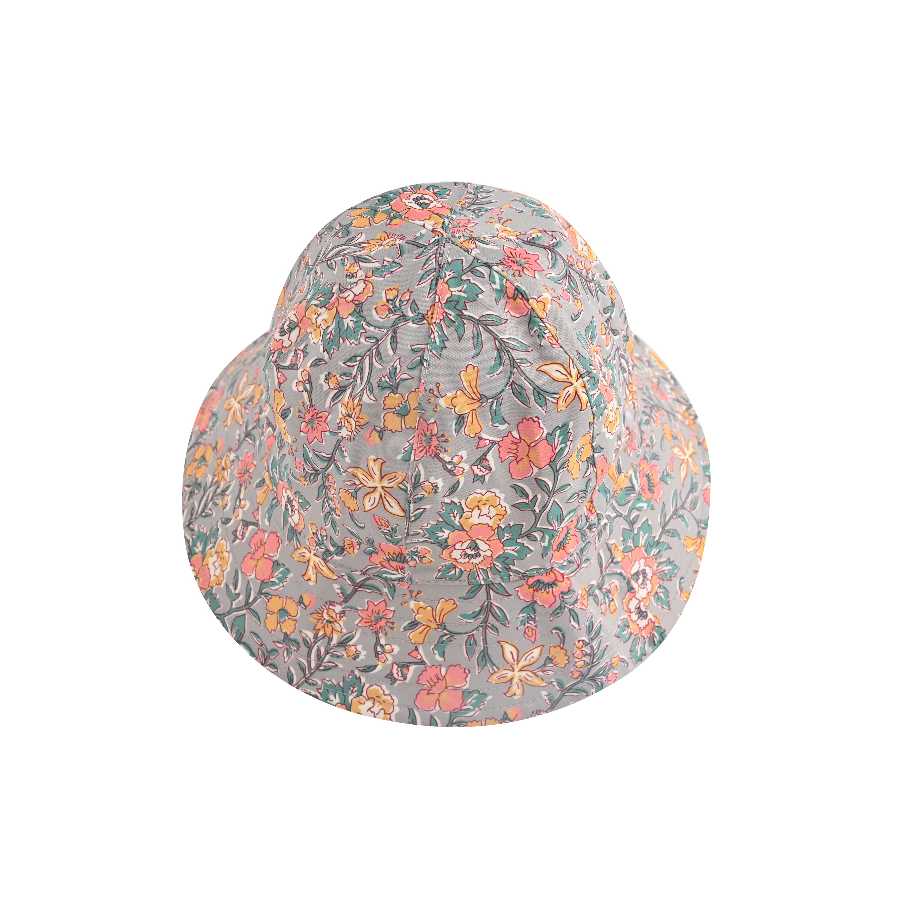 Baby Girls Grey Floral Hat