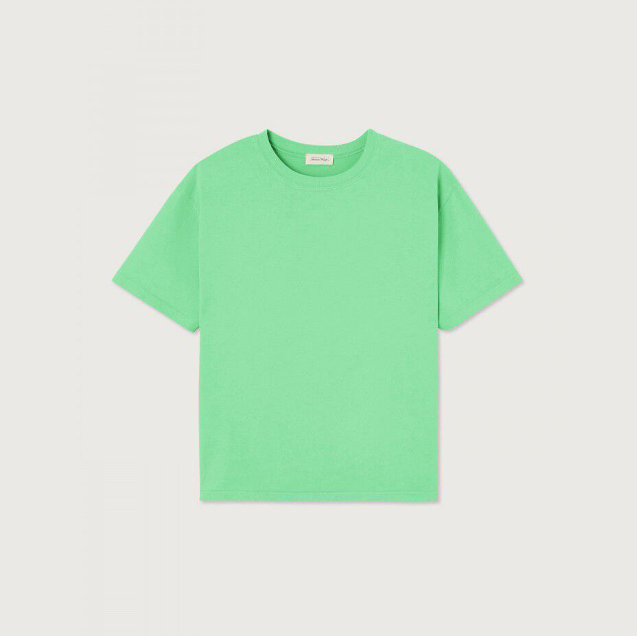 Boys & Girls Green Cotton T-Shirt